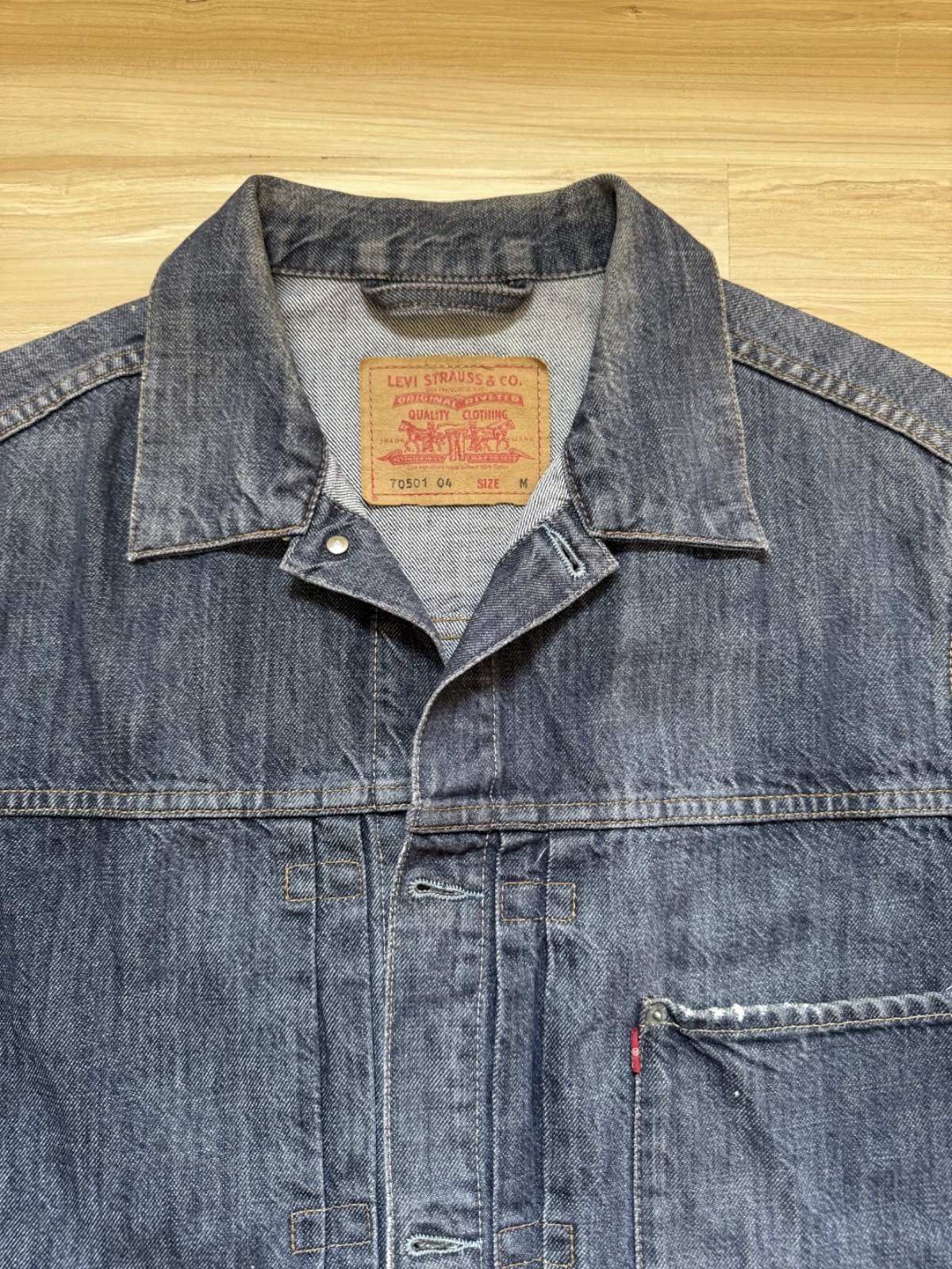 1990s Levi’s Type 1 denim jacket 70501 Model