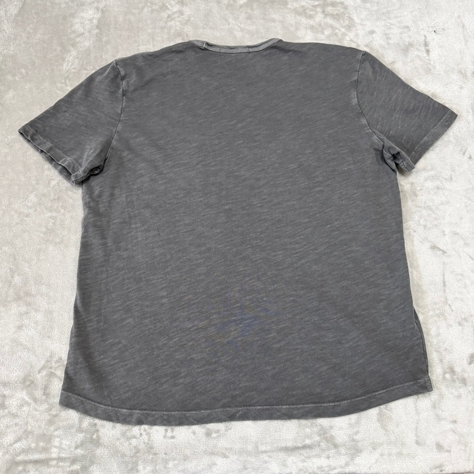 Marine Layer Heavy Slub Pocket Tee Mens Small Forged Iron Gray $64 New NWOT