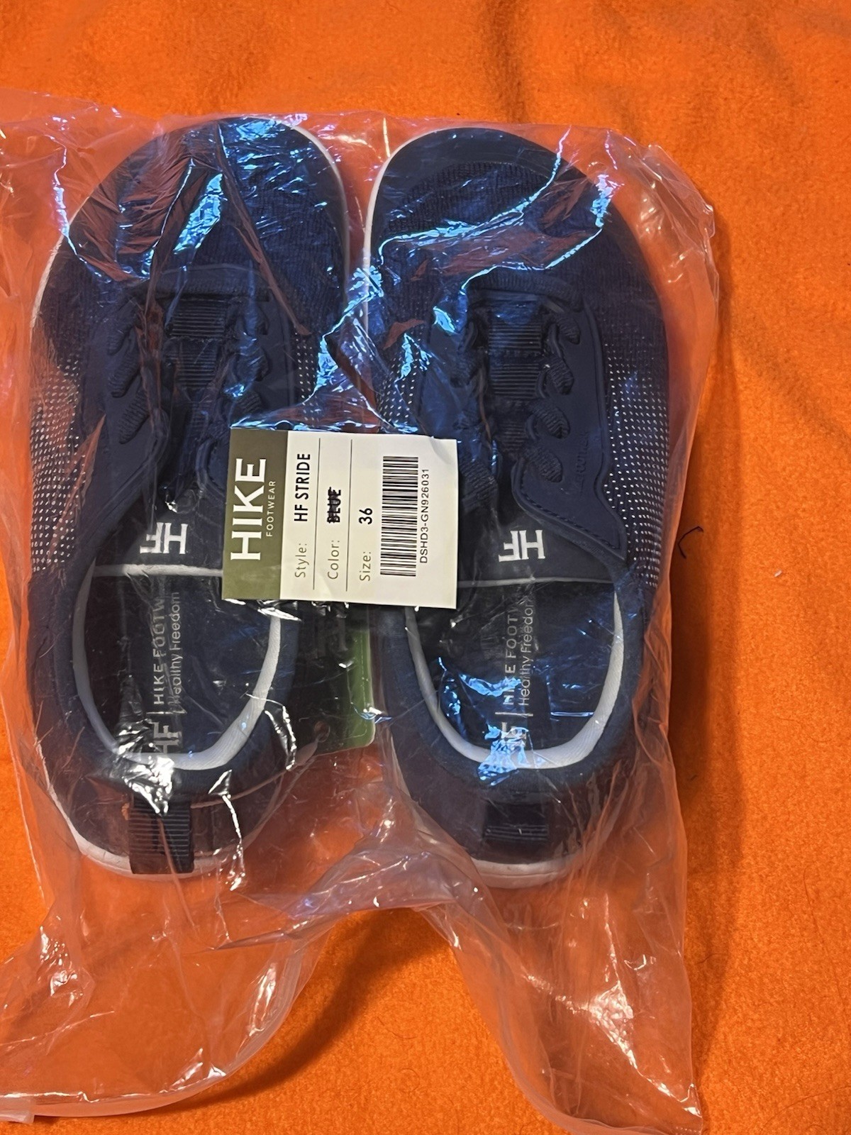 HIKE FOOTWEAR HF STRIDE Blue Women’s Mesh Lace Up Breathable Athletic Sneakers