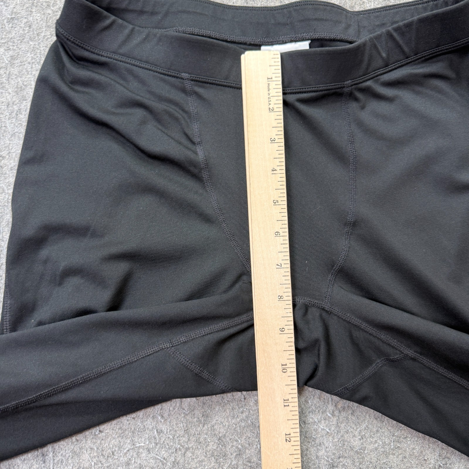 Nike DRI-FIT Essential Running Tights Men XL Black Compression 29″ Ankle Zip