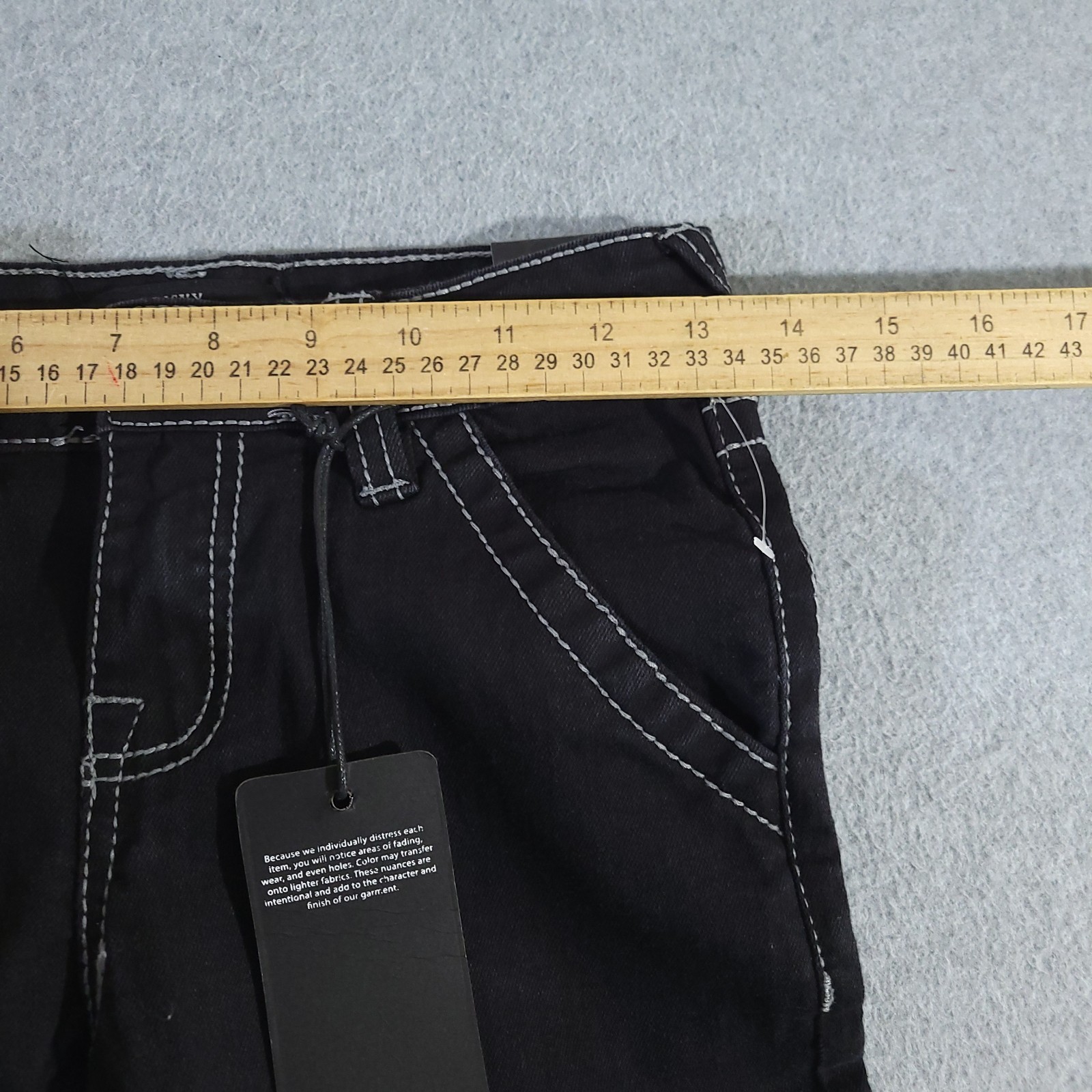 True Religion Ricky Relaxed Straight Cargo Jeans Girl Denim Size 10 NWT