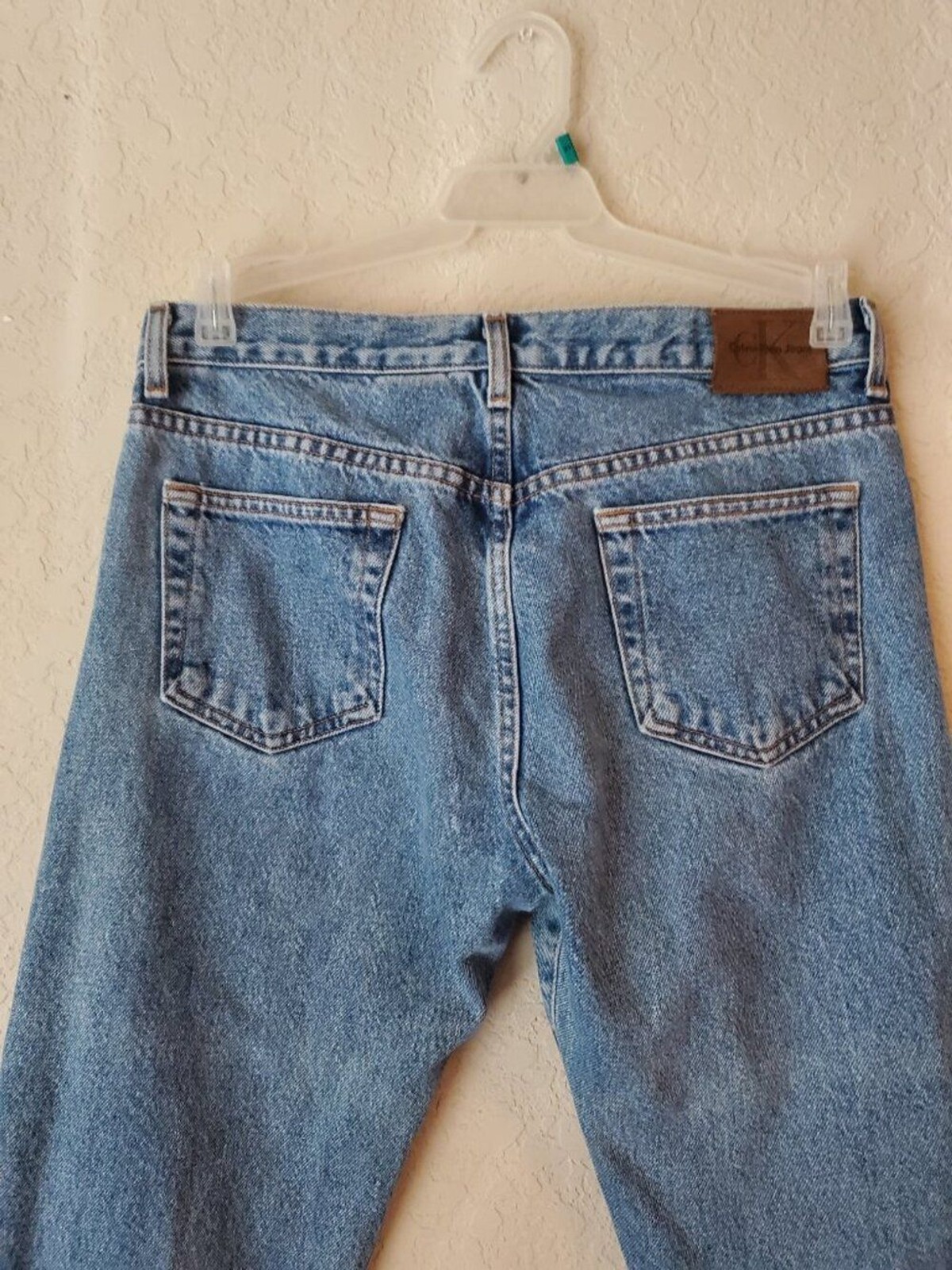 VTG Calvin Klein boot cut double stone wash jeans