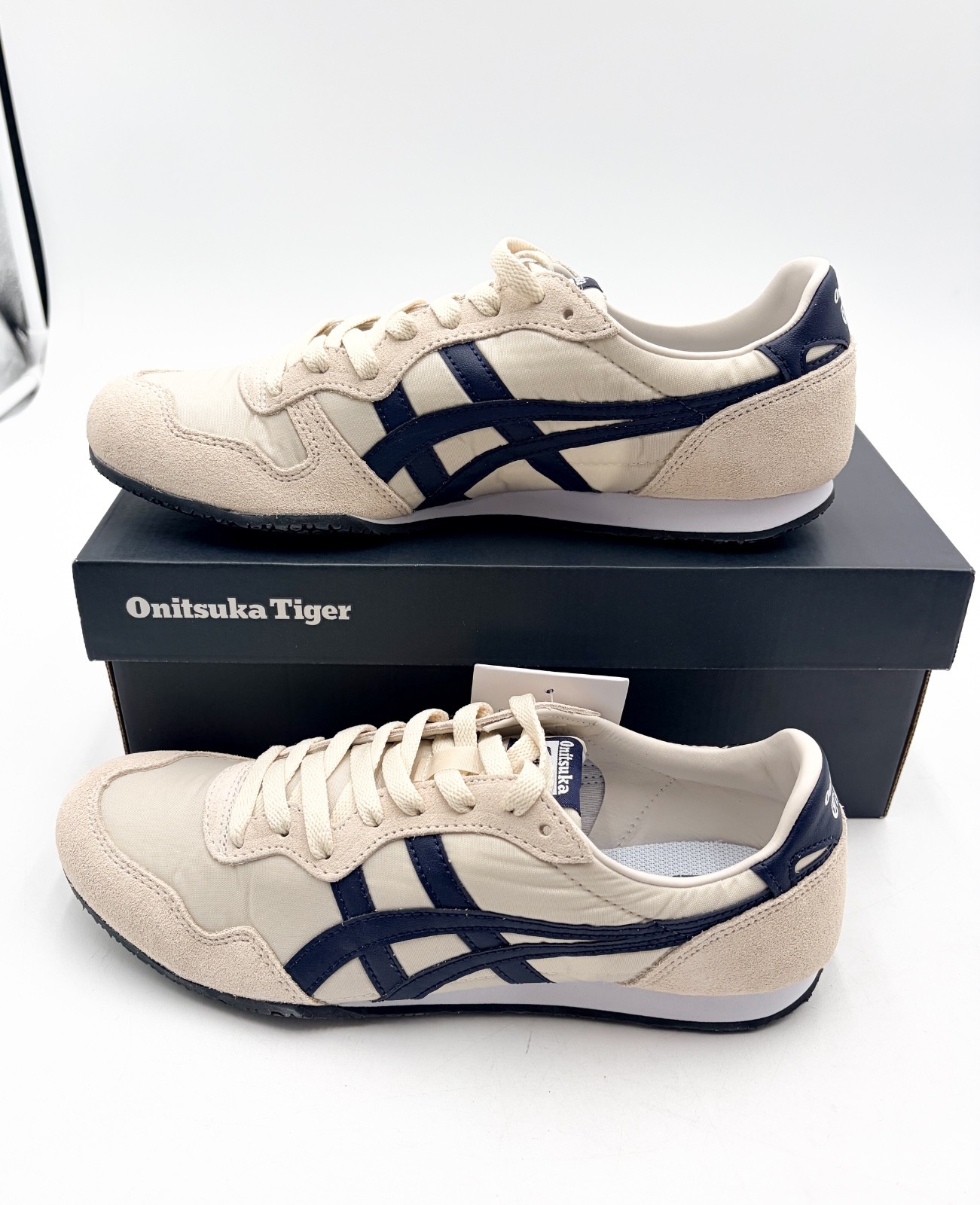 Onitsuka Tiger SERRANO Birch/Peacoat Daily Sneaker (Men’s US 8.5) From US