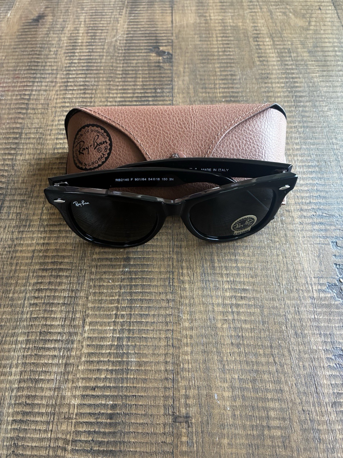 Ray-Ban Original Wayfarer Classic Men’s Square Sunglasses – RB2140 901/58 50-22