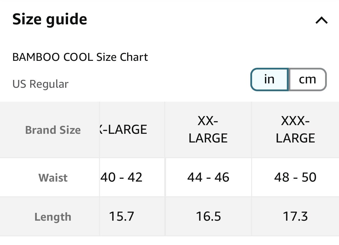BAMBOO COOL Boxer Briefs 4-Pack Bamboo Soft Lightweight Underwear Trunks XXXL