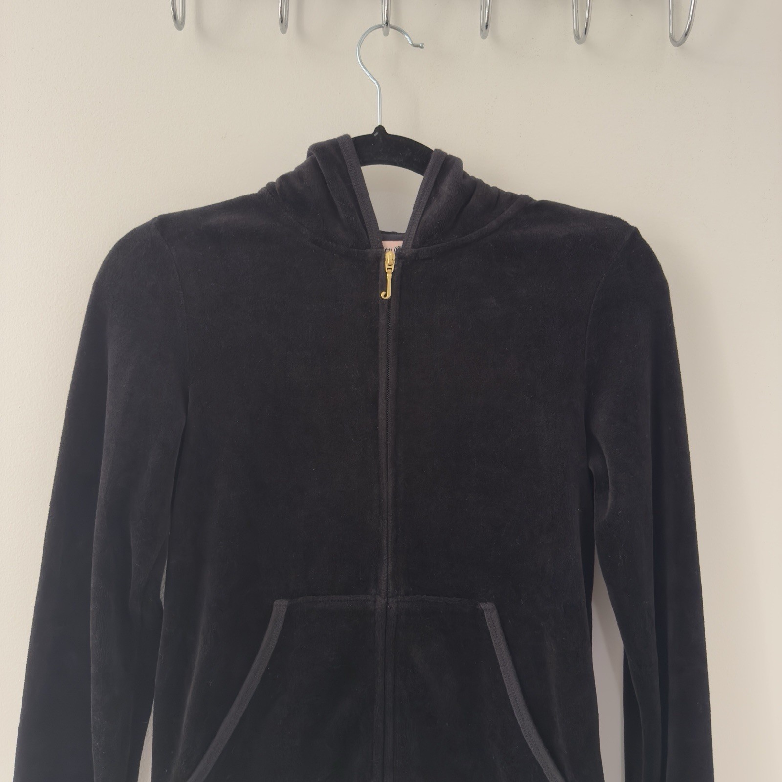Juicy Couture 2012 Life Is Juicy Jeweled Bedazzled Jacket Black Small Tracksuit
