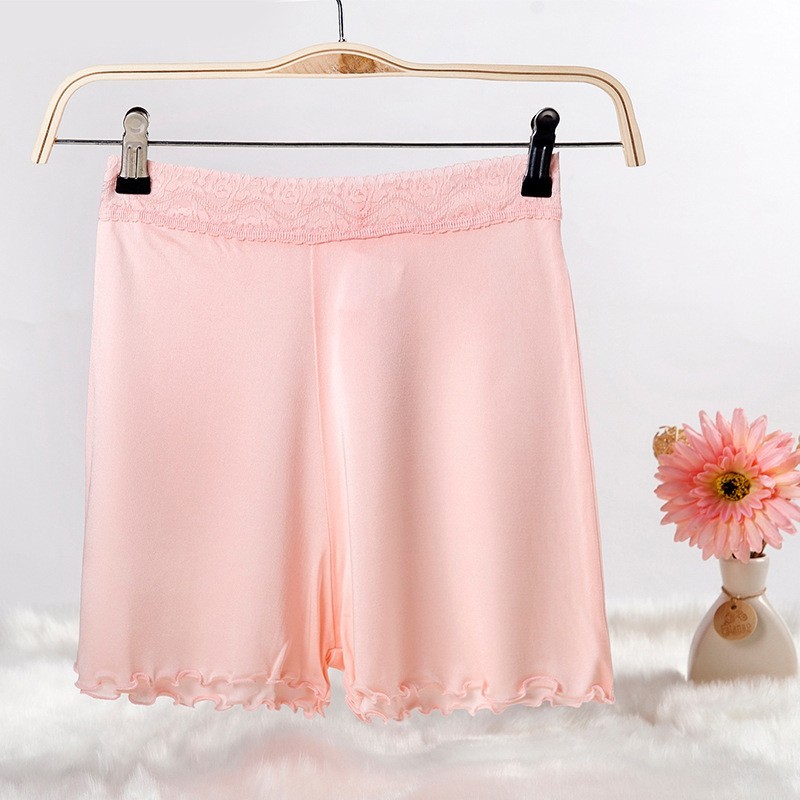 Womens Silk Safety Pants Boyshorts Mulberry Casual Daily Home Shorts Knickers