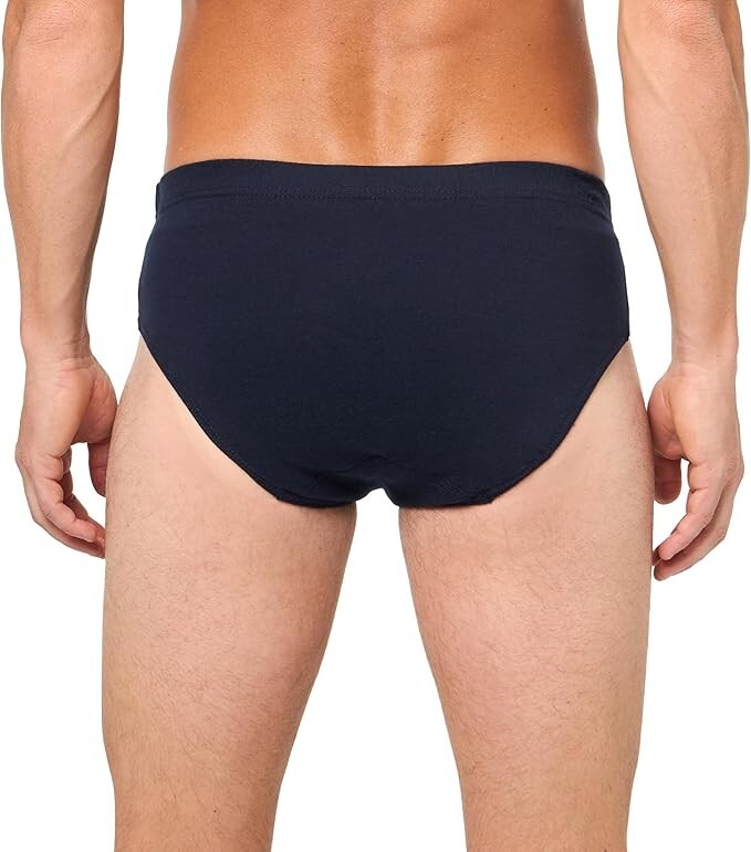 Men’s Beverly Hills Polo 5 or 10 Pack Bikini Briefs No Fly Cotton Underwear Blue