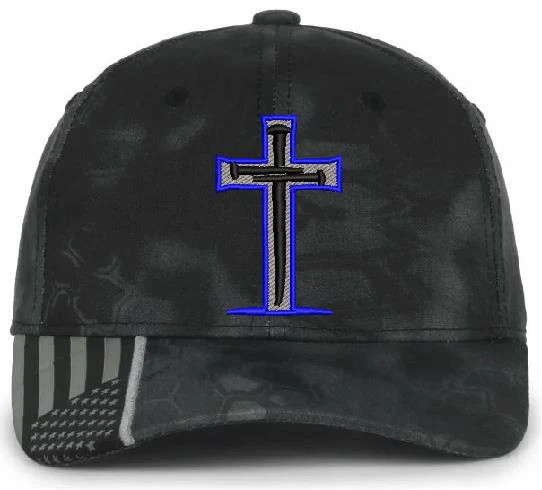 Sacred Nails Christian Cross Hats for Men Women Jesus 3 Nail Cross Bible Jesus