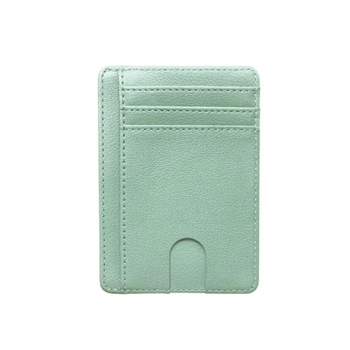 For Men Leather Wallet RFID Blocking Credit Card Holder ID Window Front Pocket
