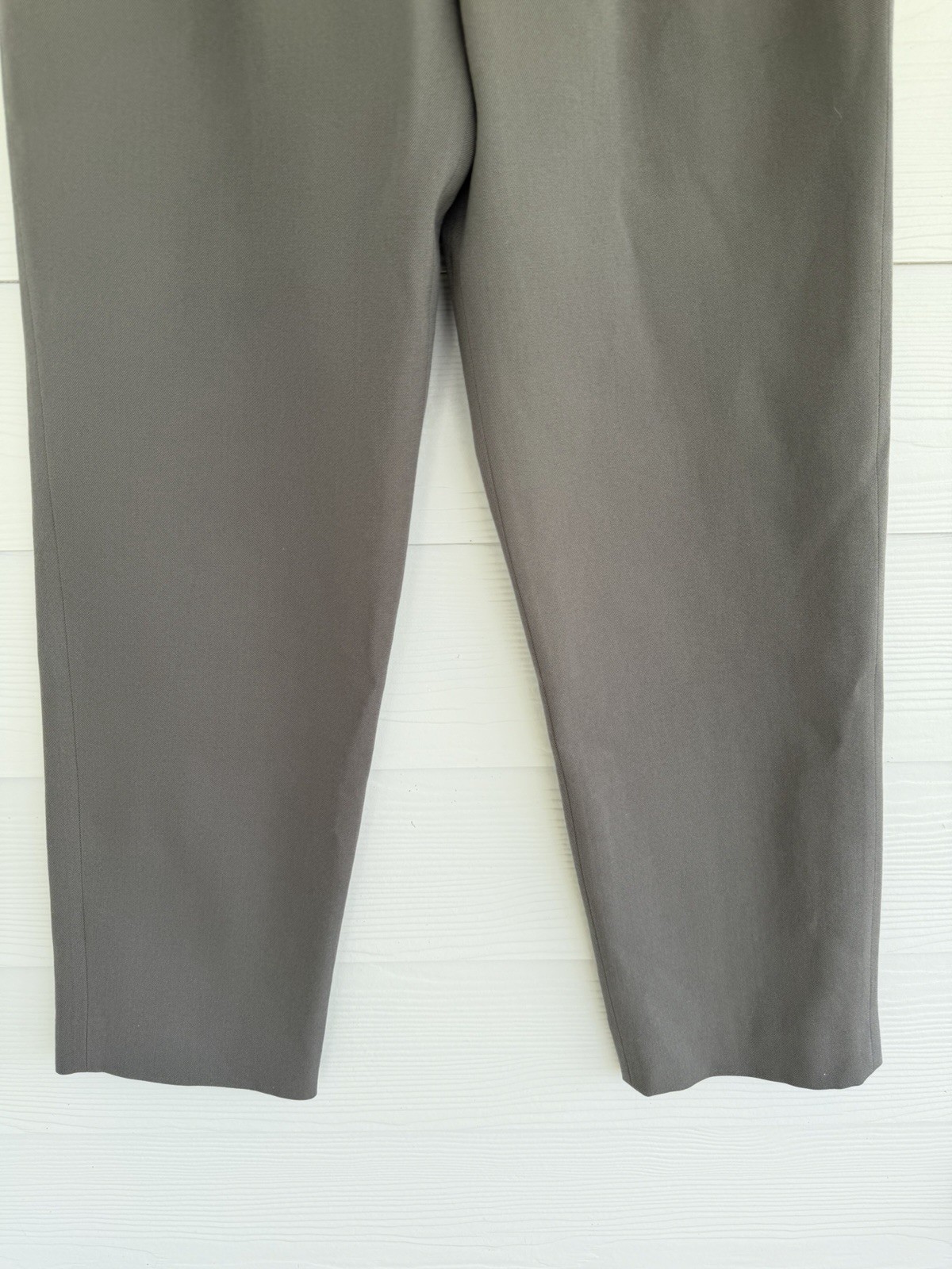 Calvin Klein Collection Wool Dress Pants Mens 46IT Moon Grey Italy NWT MSRP $940