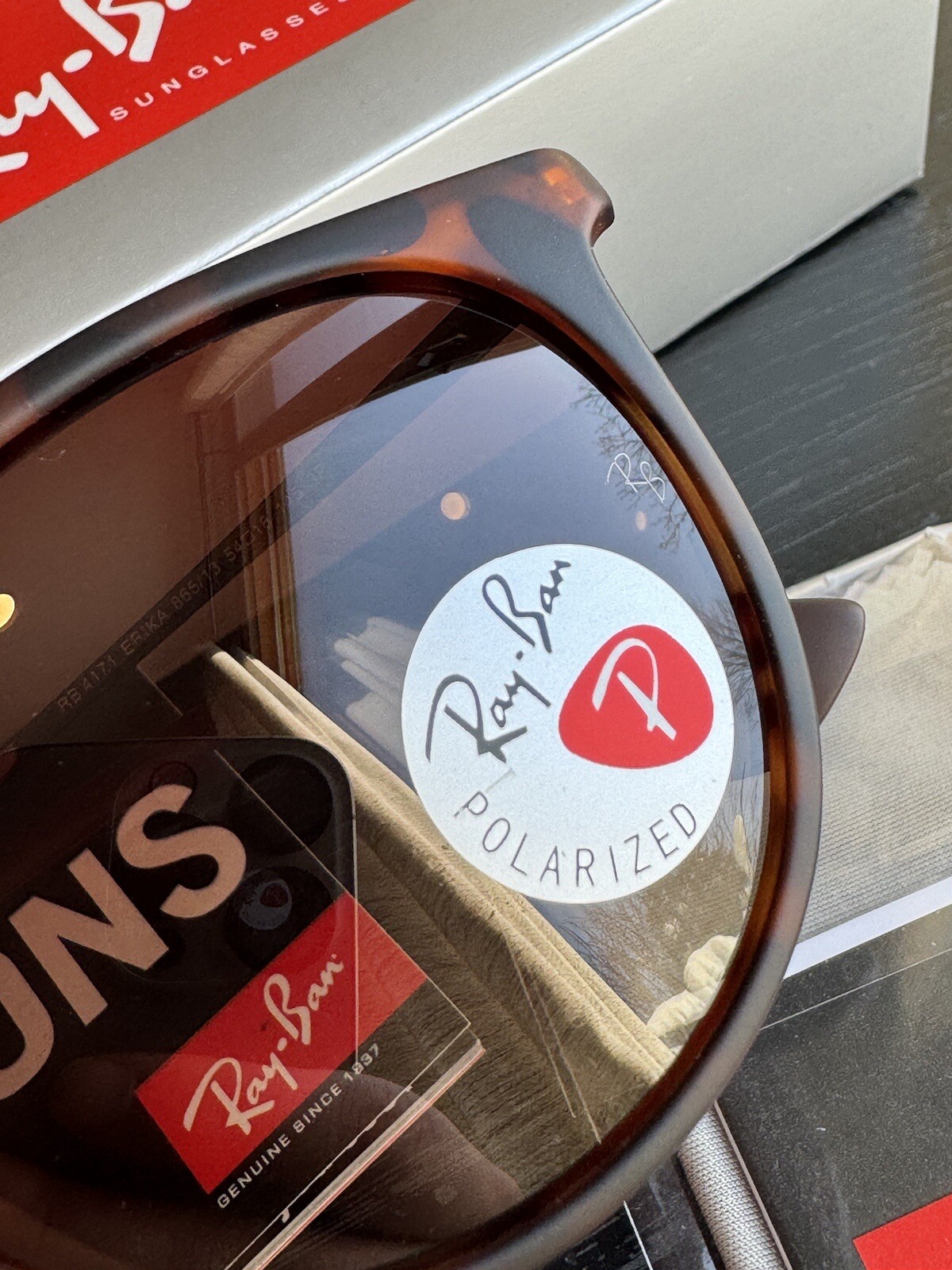 New Ray-Ban RB4171 Erika tortoise Matte 54mm Sunglasses