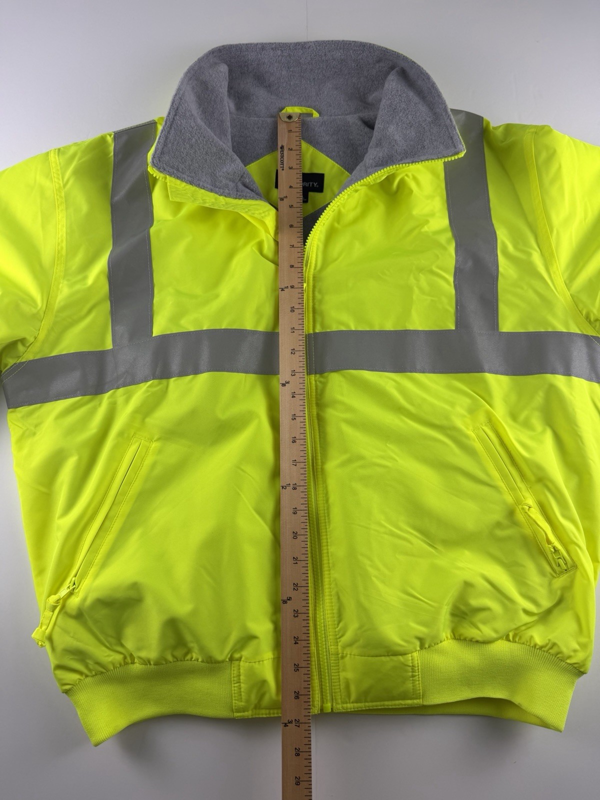 Port Authority SRJ754 Hi Vis Safety Jacket XL Yellow Reflective Insulated Coat