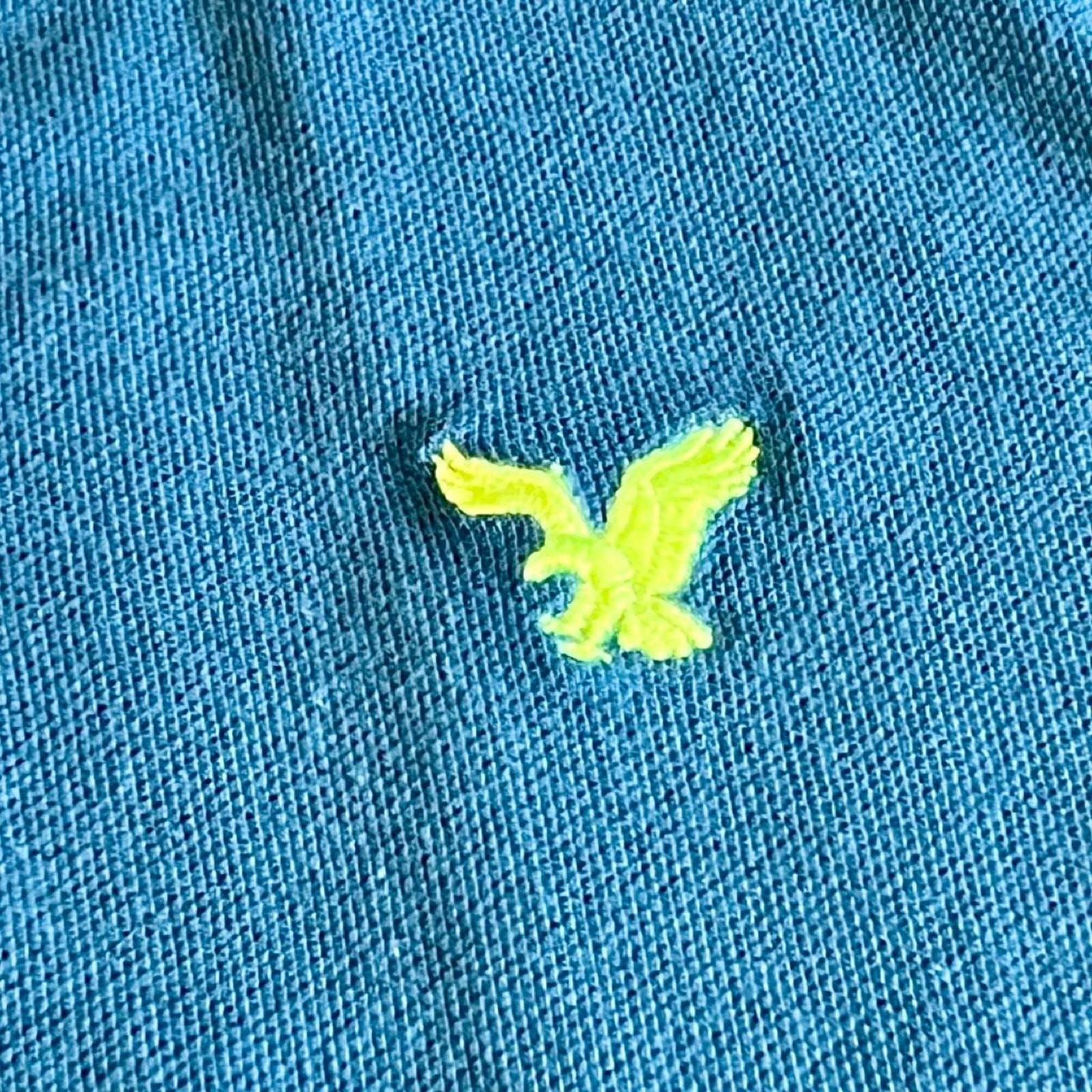American eagle outfitters teal polo