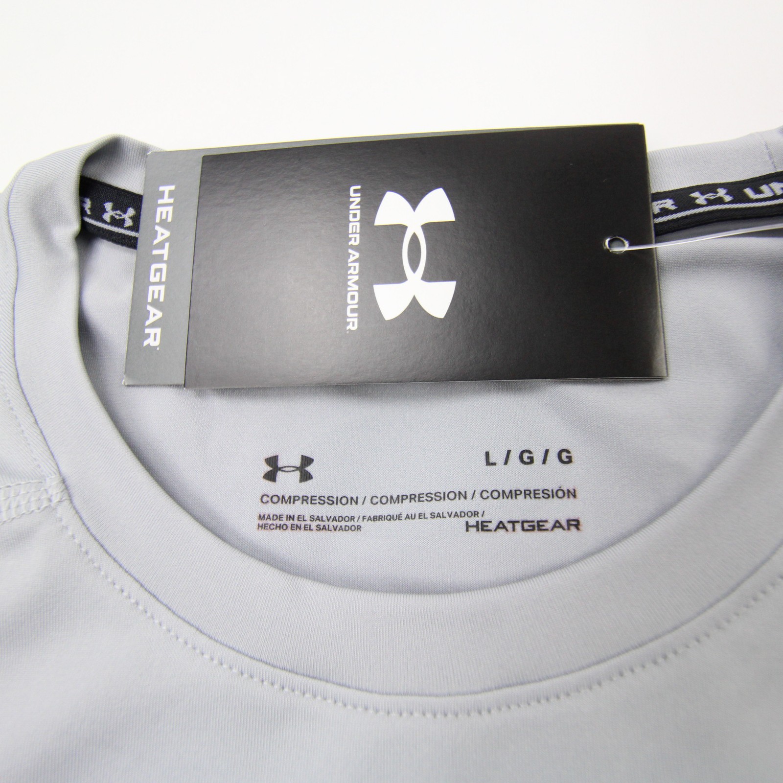 Under Armour HeatGear Compression Top Men’s Gray New with Tags Multiple Sizes