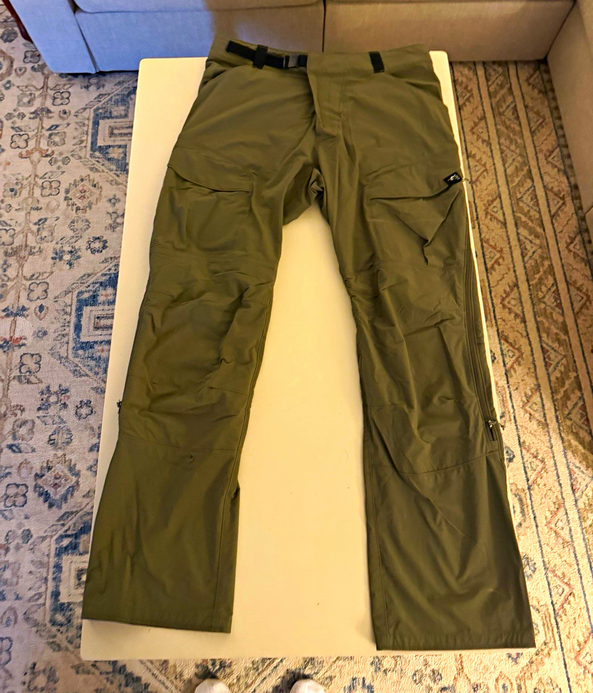 STONE GLACIER De Havilland LITE Pant Men’s XXL Green Belted Hiking 30007