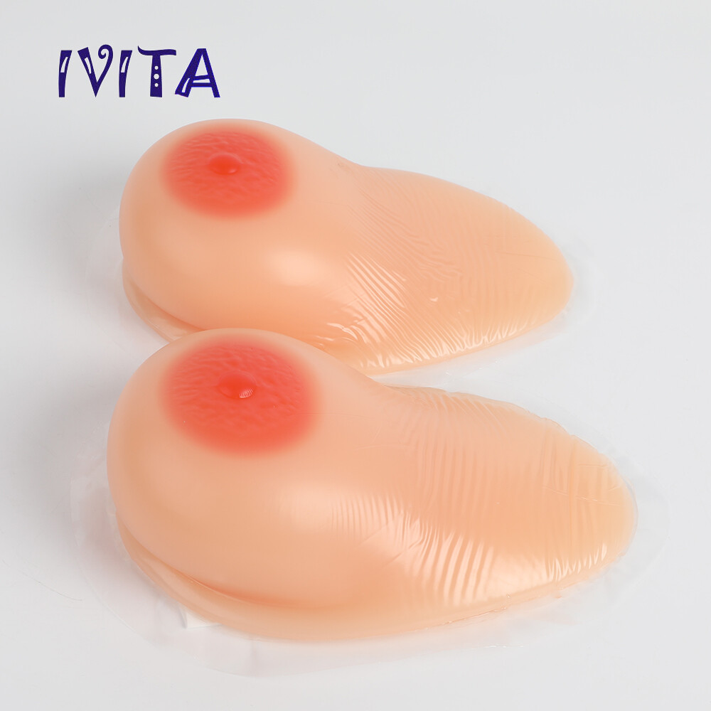 A-EE Cup Teardrop Self-adhesive Silicone Breast Forms False Boobs Bra Enhancers