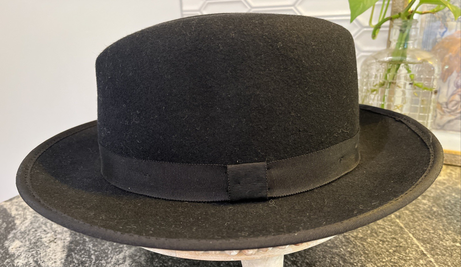 Bruno Capelo Men’s Hat Fedora 100% Australian Wool Large Princeton Collection L
