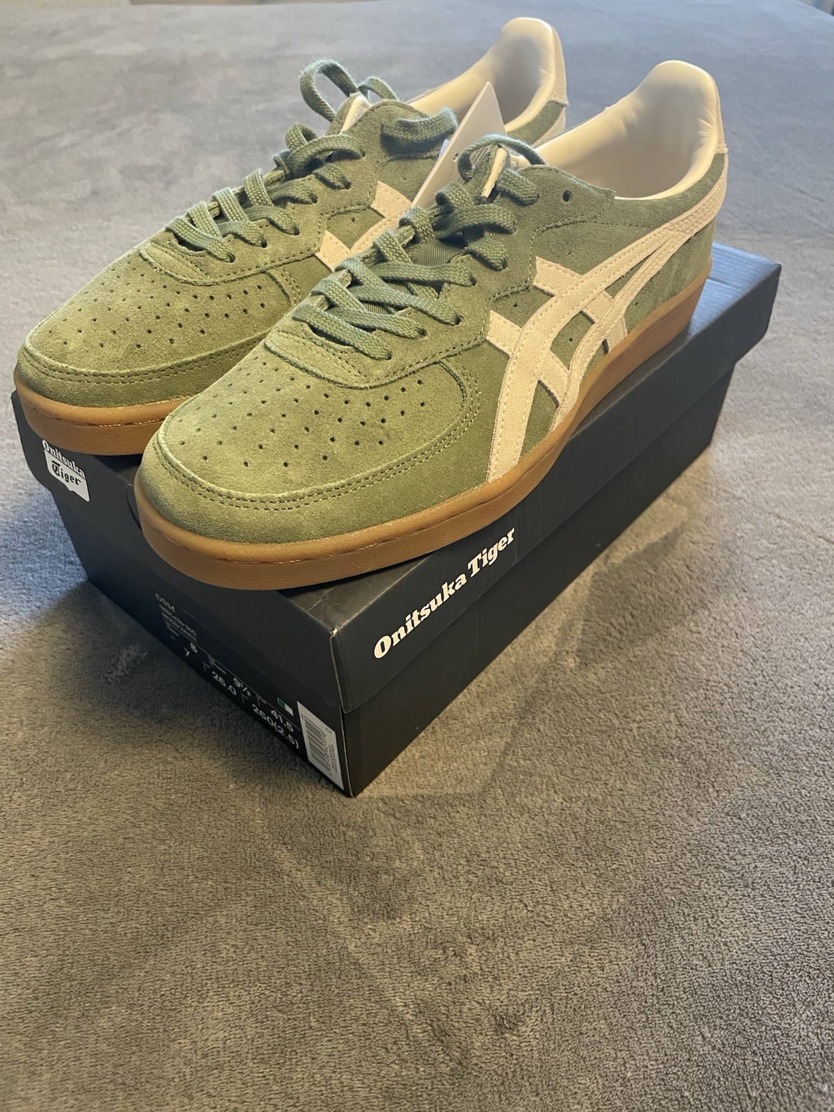 Onitsuka Tiger GSM SUEDE 1183C436 300 MOSS WHITE – Men’s 8 New in Box