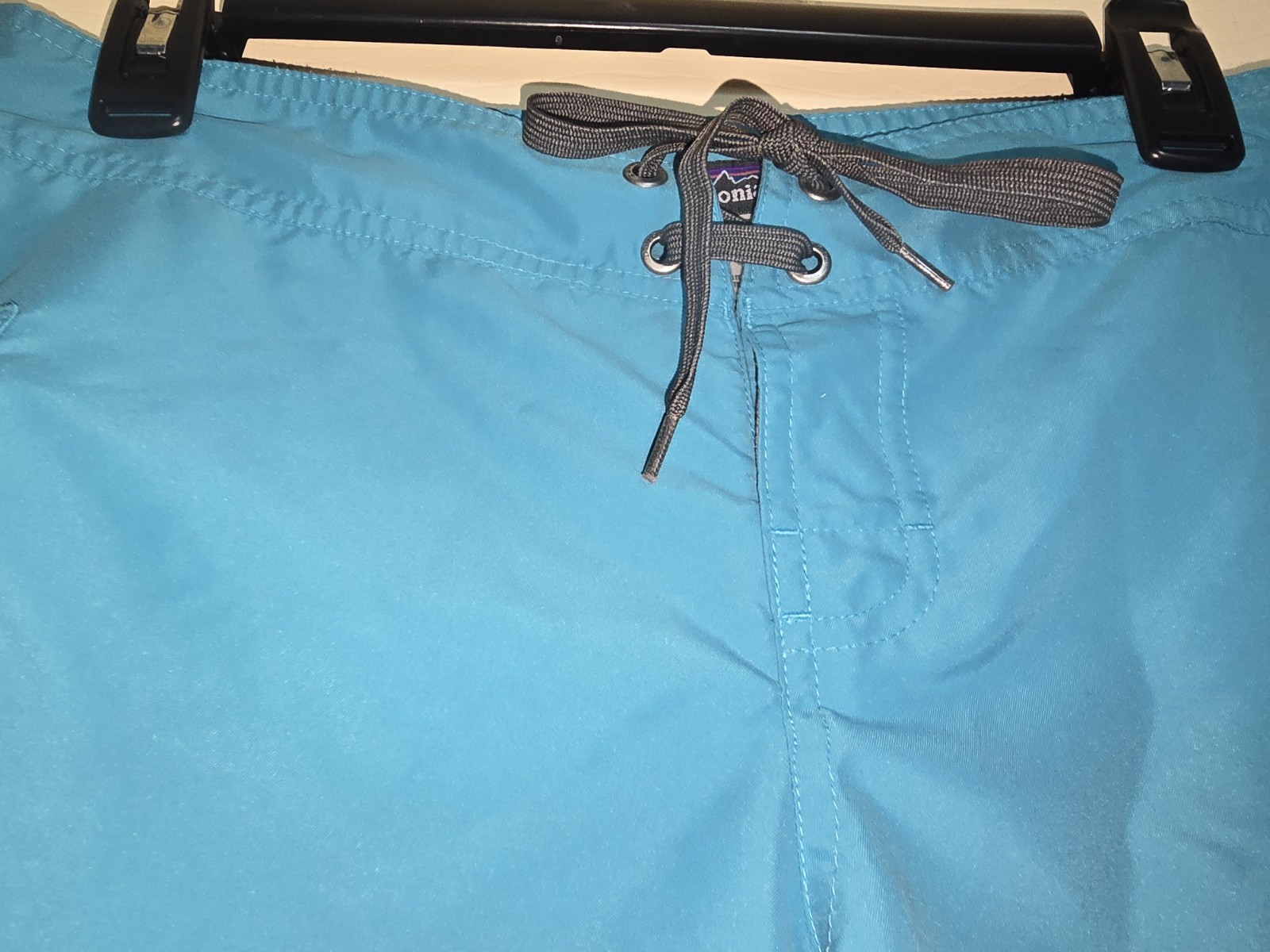 Patagonia Snap & Lace Up Tie Waist 5.5″ Shorts TEAL (Women’s Size 8) PRE-OWNED