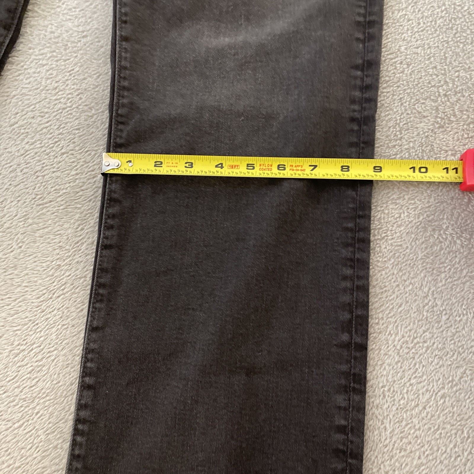 New American Eagle Athletic Straight Jeans Men’s 34×36 Black Airflex Stretch NWT