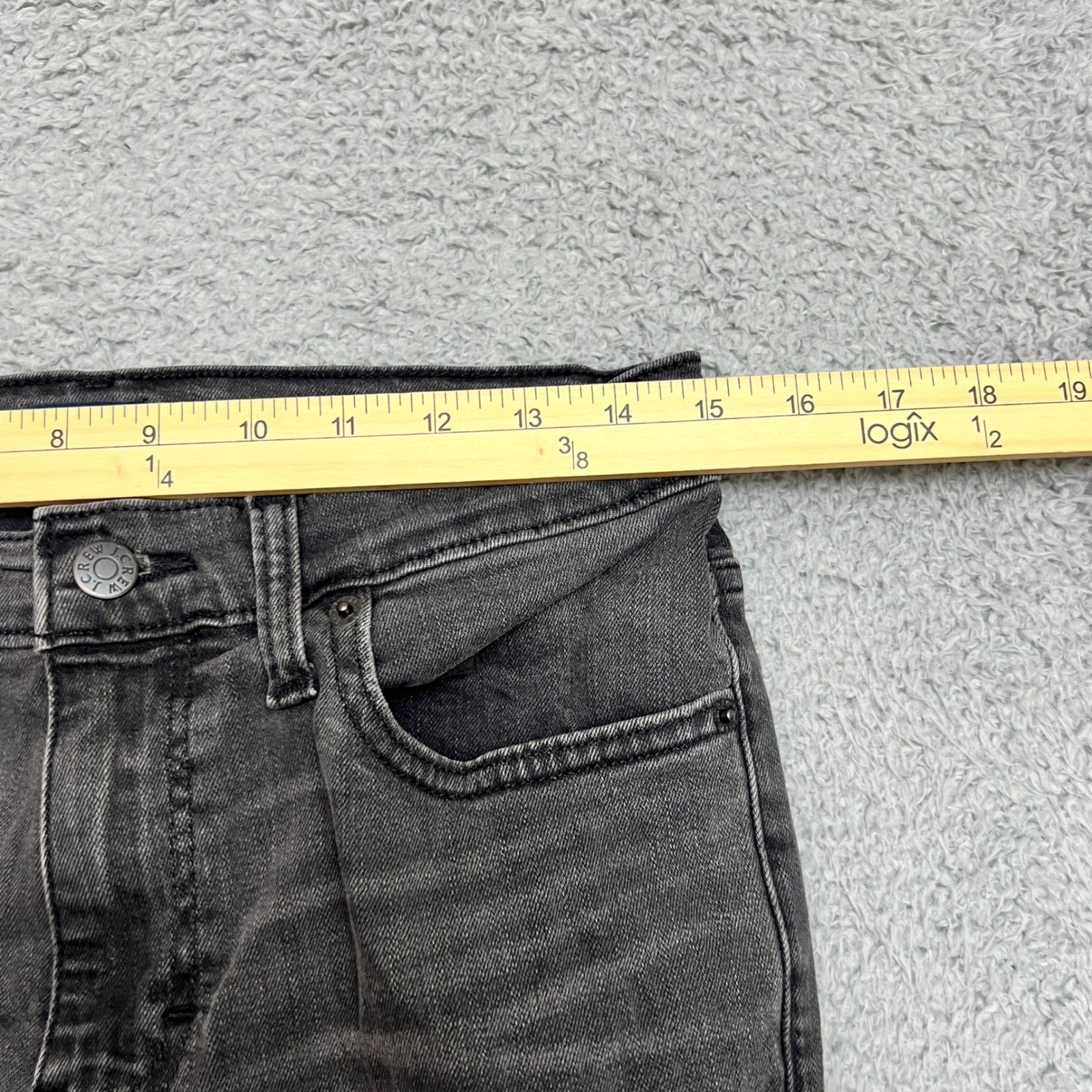J.Crew Slim Jeans Mens 30×32 Grey Excellent Flex Stretch Denim Faded Wash
