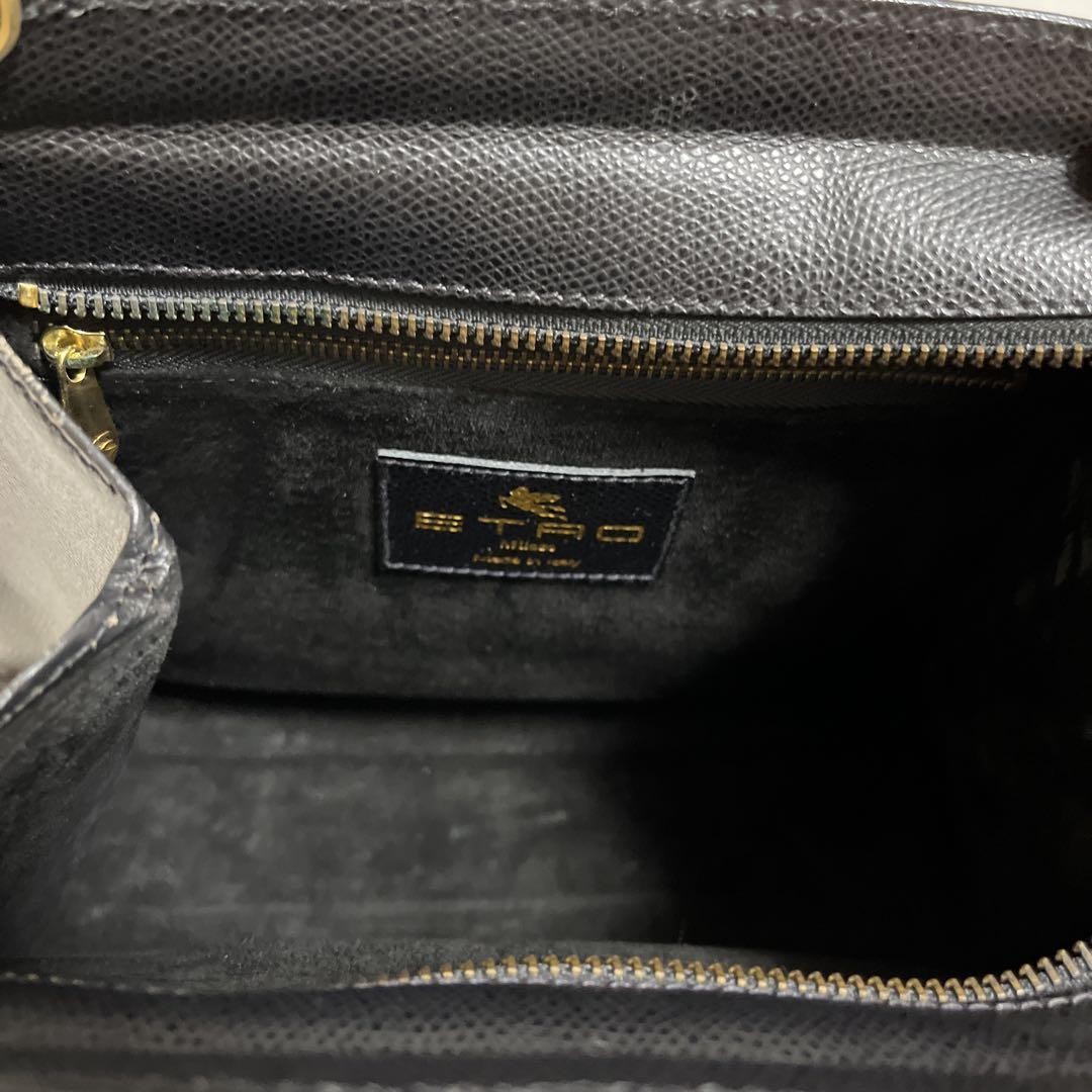 ETRO Handbag Black Women’s 10.6 inch