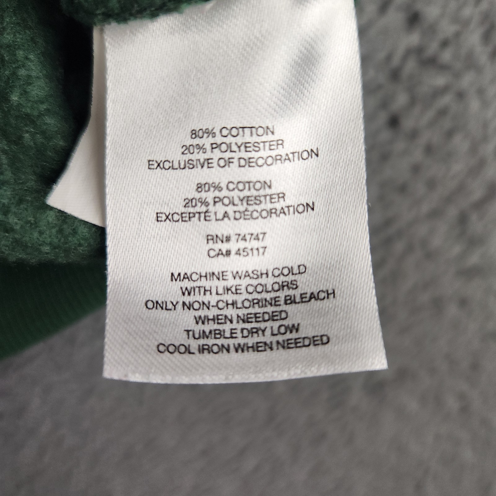 Bass Pro Shops Sweatshirt Mens Small Green Crewneck Pullover Logo Cotton Blend