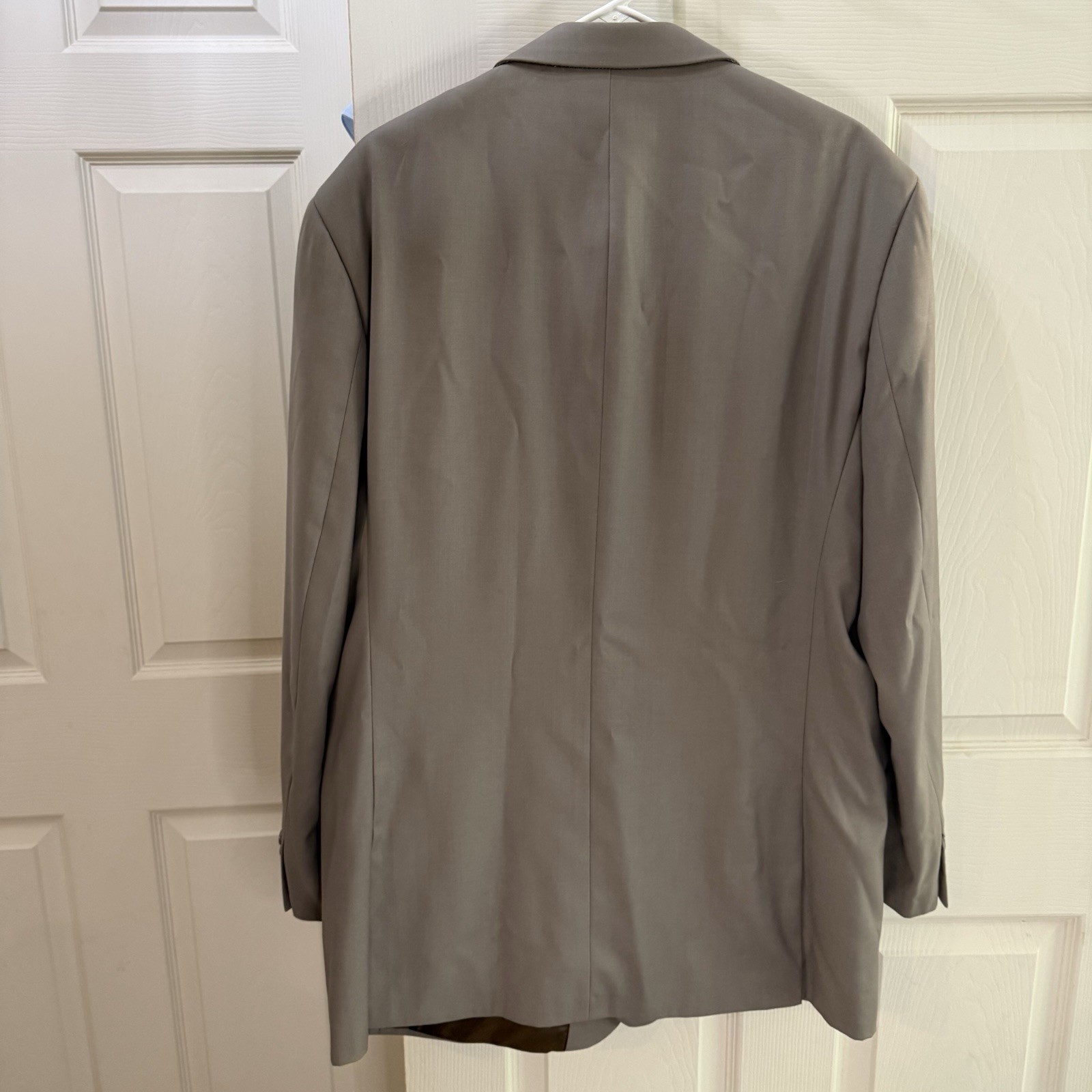 Lineage Milan New York 3 Button Beige Jacket Mens Superior 150’s Business