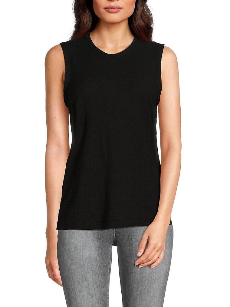 James Perse Slub Cotton Muscle Tank 4 Colors Size 1(S),2(M),3(L),4(XL) NWT $100