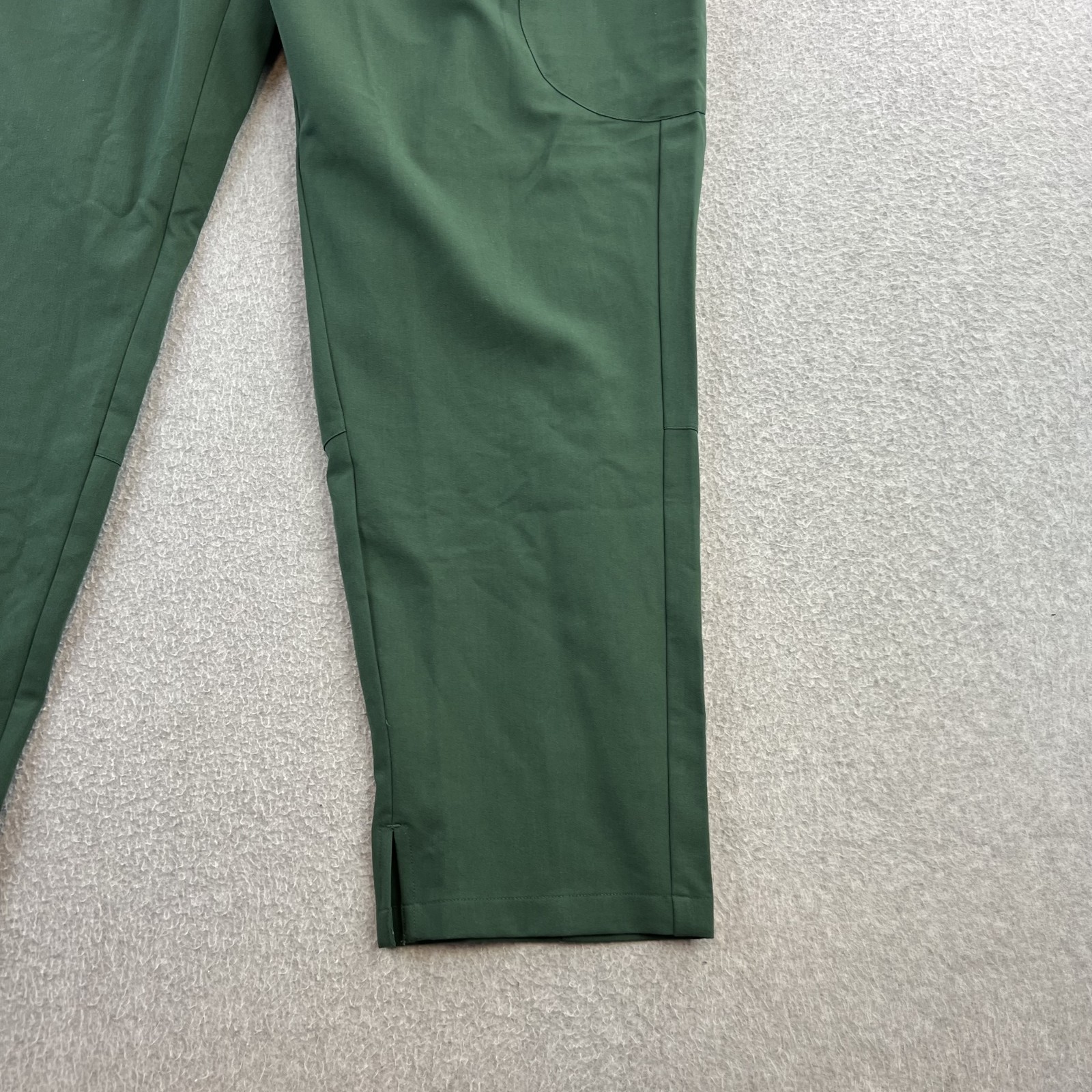 Mandala Slim Pants Womens 2XL Petite Midnight Green Scrub Jogger Stretch Pockets