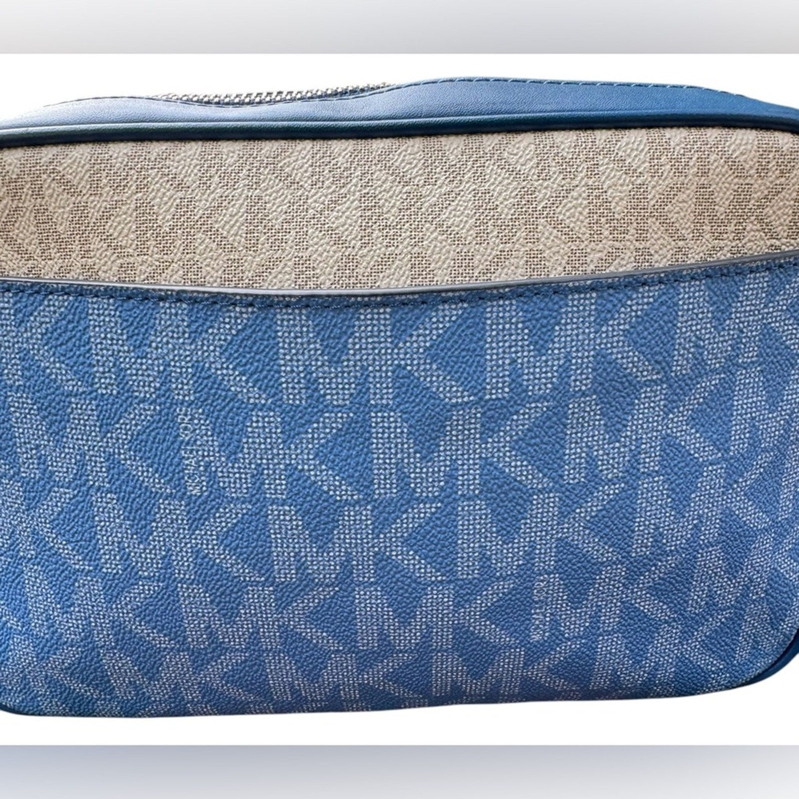NEW Michael Kors Jet Set Logo-Printed Coated Canvas Camera Bag