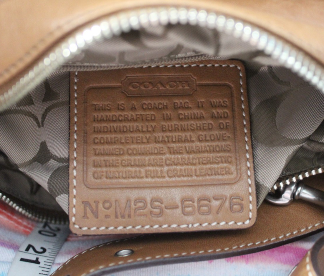 Vintage Coach Brown Leather Shoulder Bag M2S-6676– Classic Style
