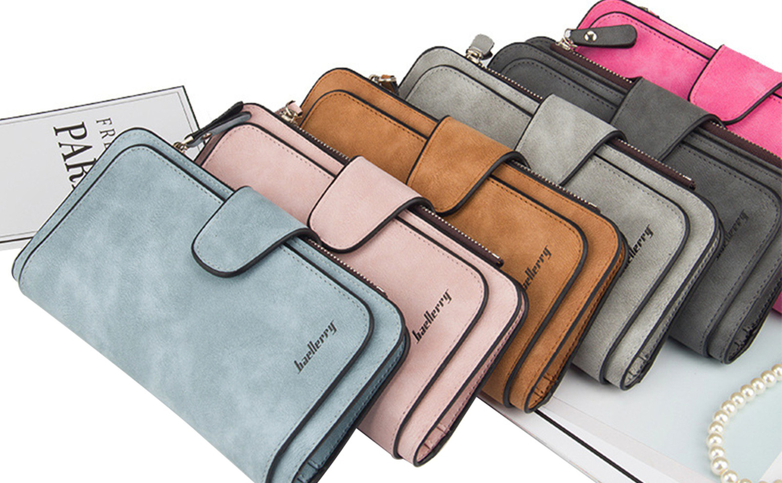 Womens Leather Clutch Wallet Long Purse Card Holder Case Hasp Handbag Best Gift