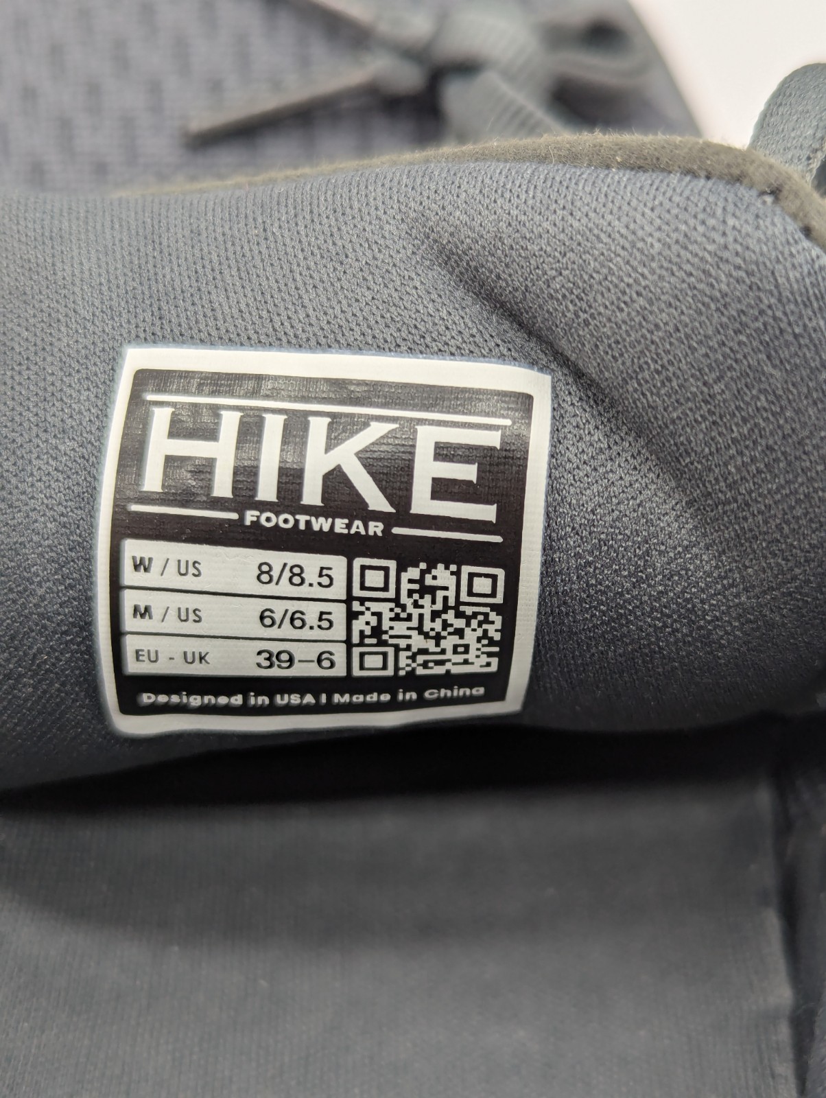 Hike Footwear HF Stride Ergonomic Barefoot Shoe Sneaker Wm Sz8 Gray