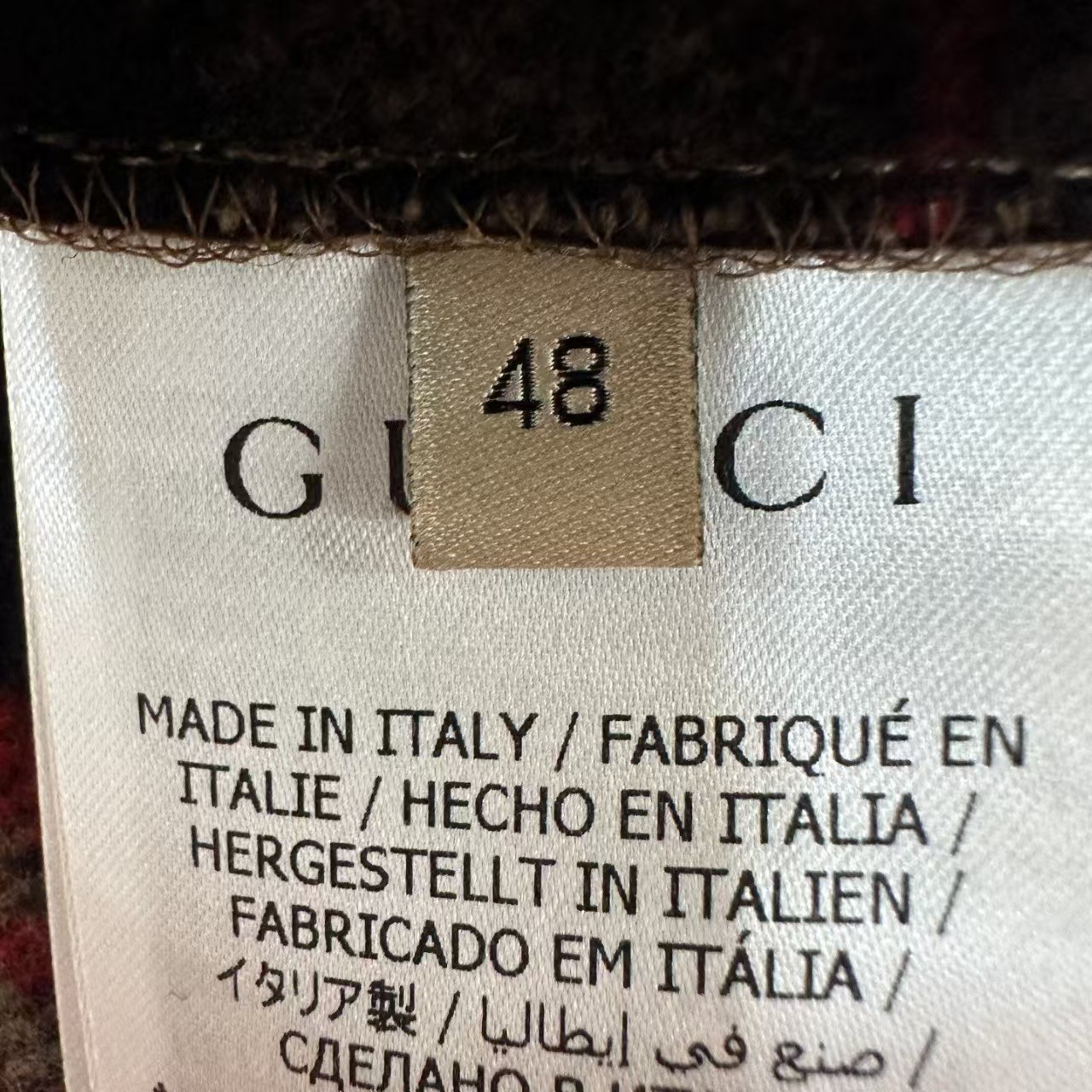 Gucci Jumbo GG‑jacquard Wool Shirt‑Jacket