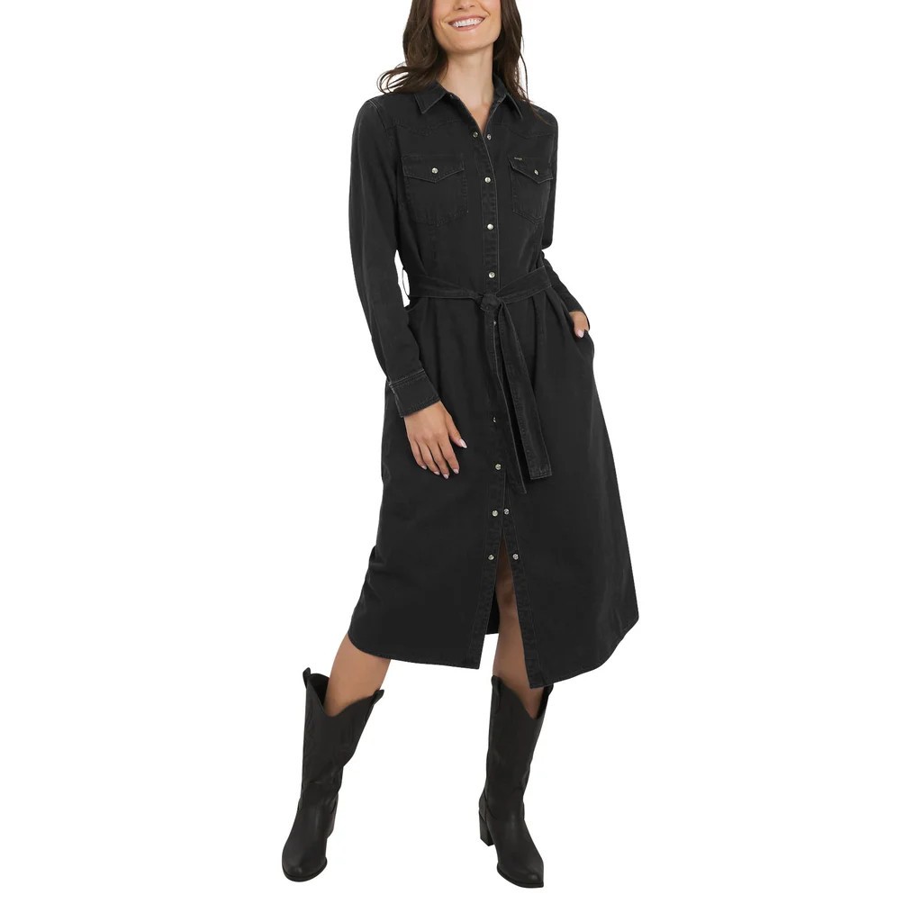 Wrangler Women’s Denim Midi Dress
