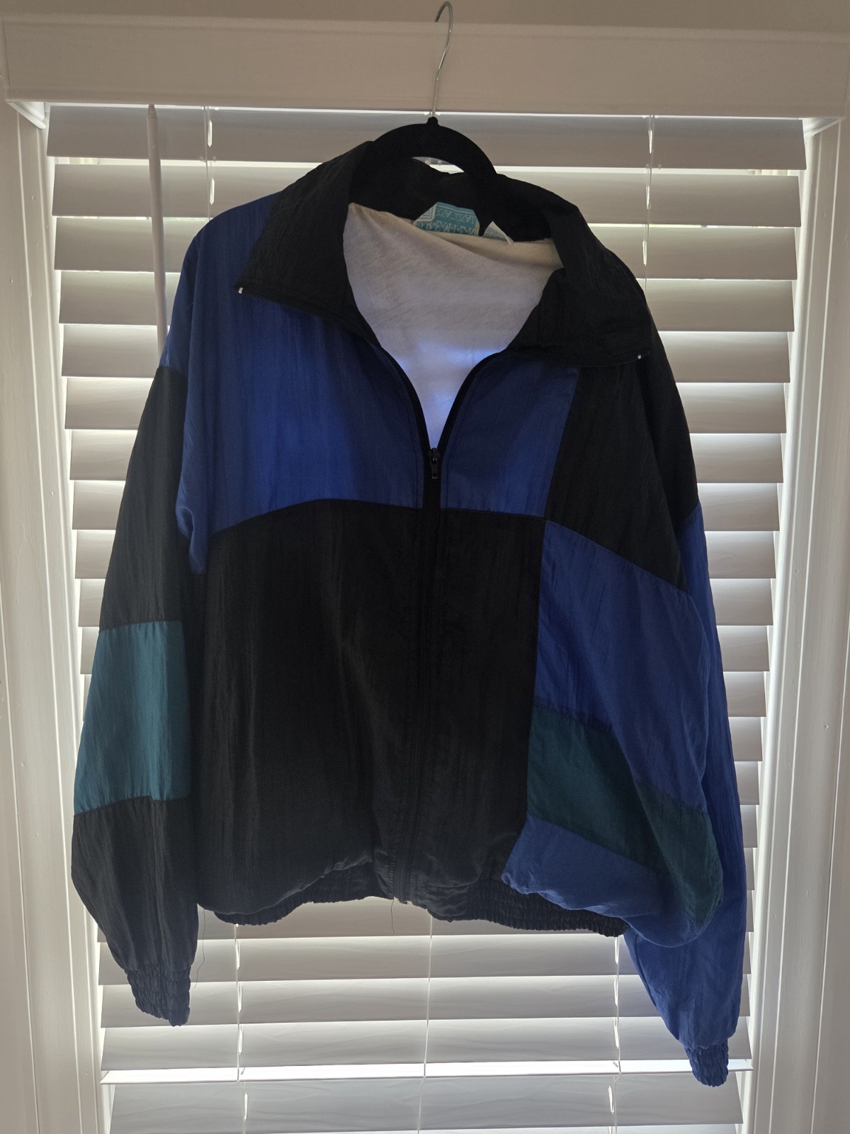 Premier International Sport Track Jacket Windbreaker Large 80s Vintage