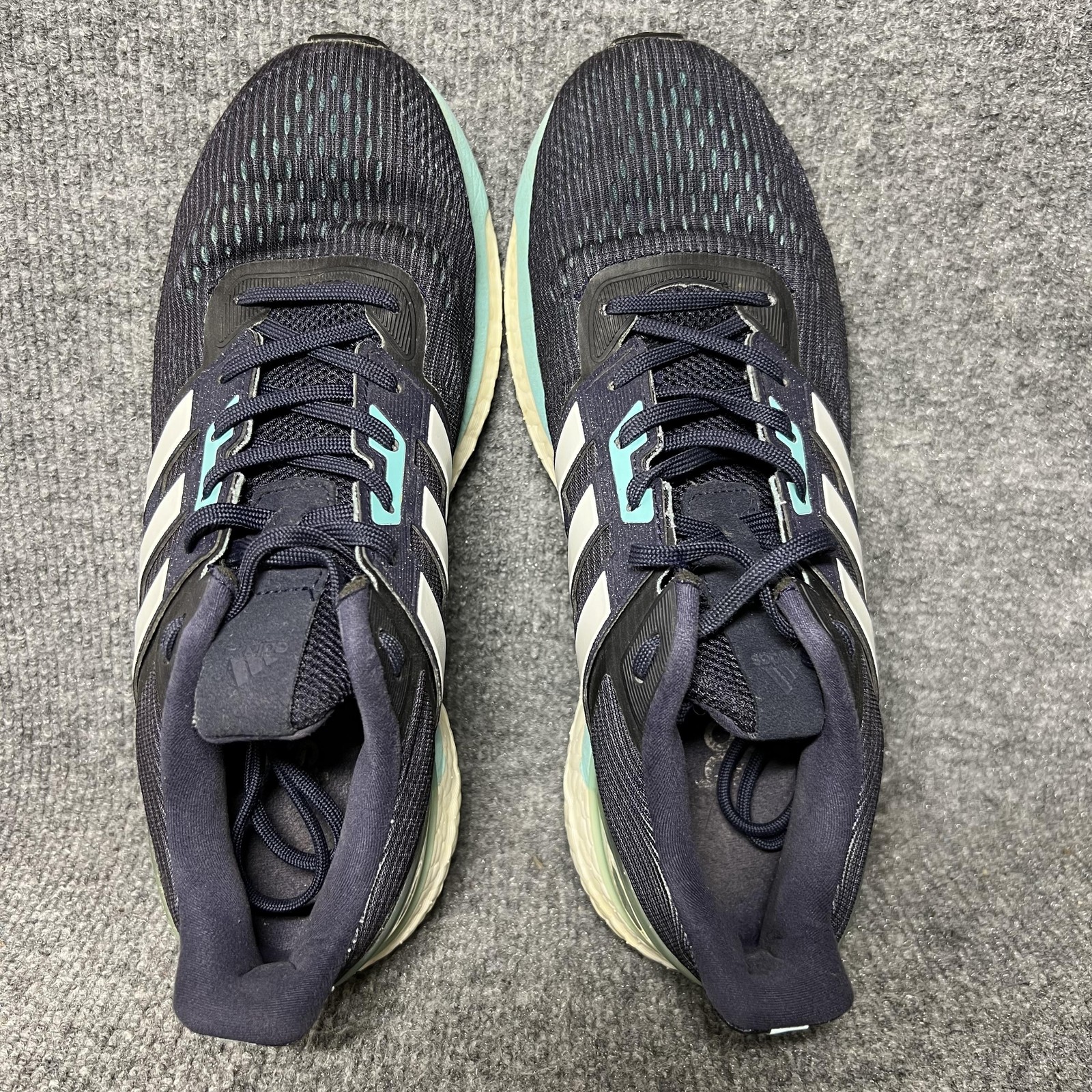 Adidas Supernova Shoes Womens Size 10 Navy Boost Running Continental BB3485