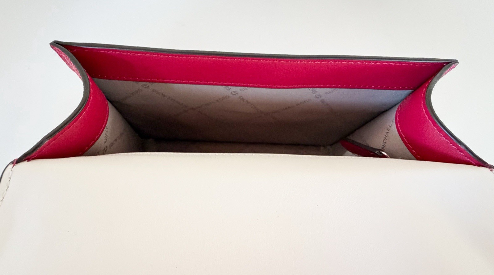 Michael Kors Greenwich SM Convertible Shoulder Flap Bag MK Dark Raspberry Multi