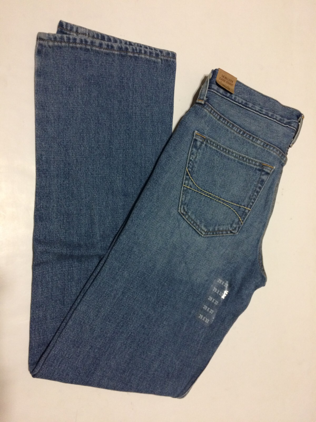 Hollister Classic Straight 29W 32L New With Tag Blue Jeans Womens