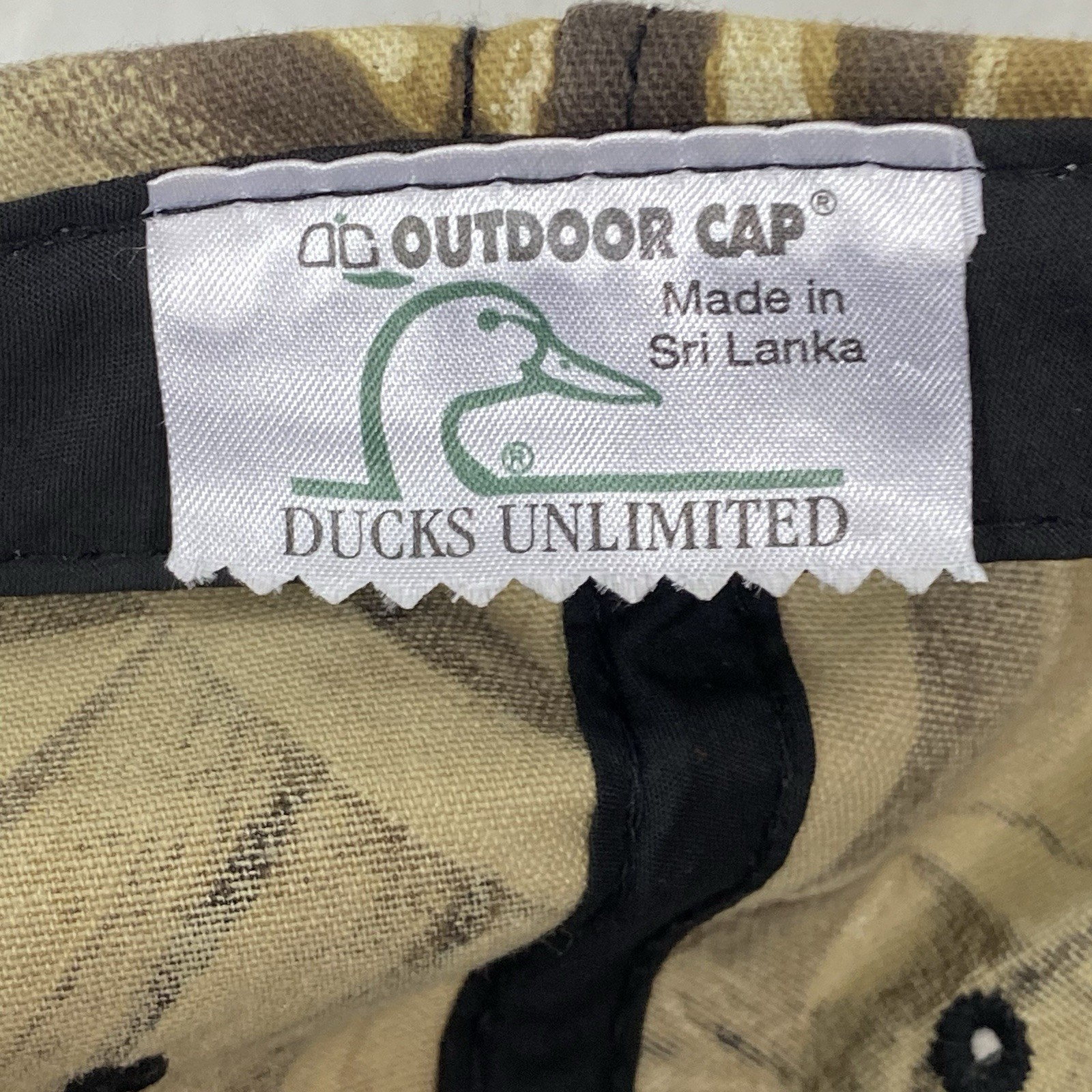 Ducks Unlimited Outdoor Cap Camo Adjustable Baseball Hat Adult One Size Fit Most
