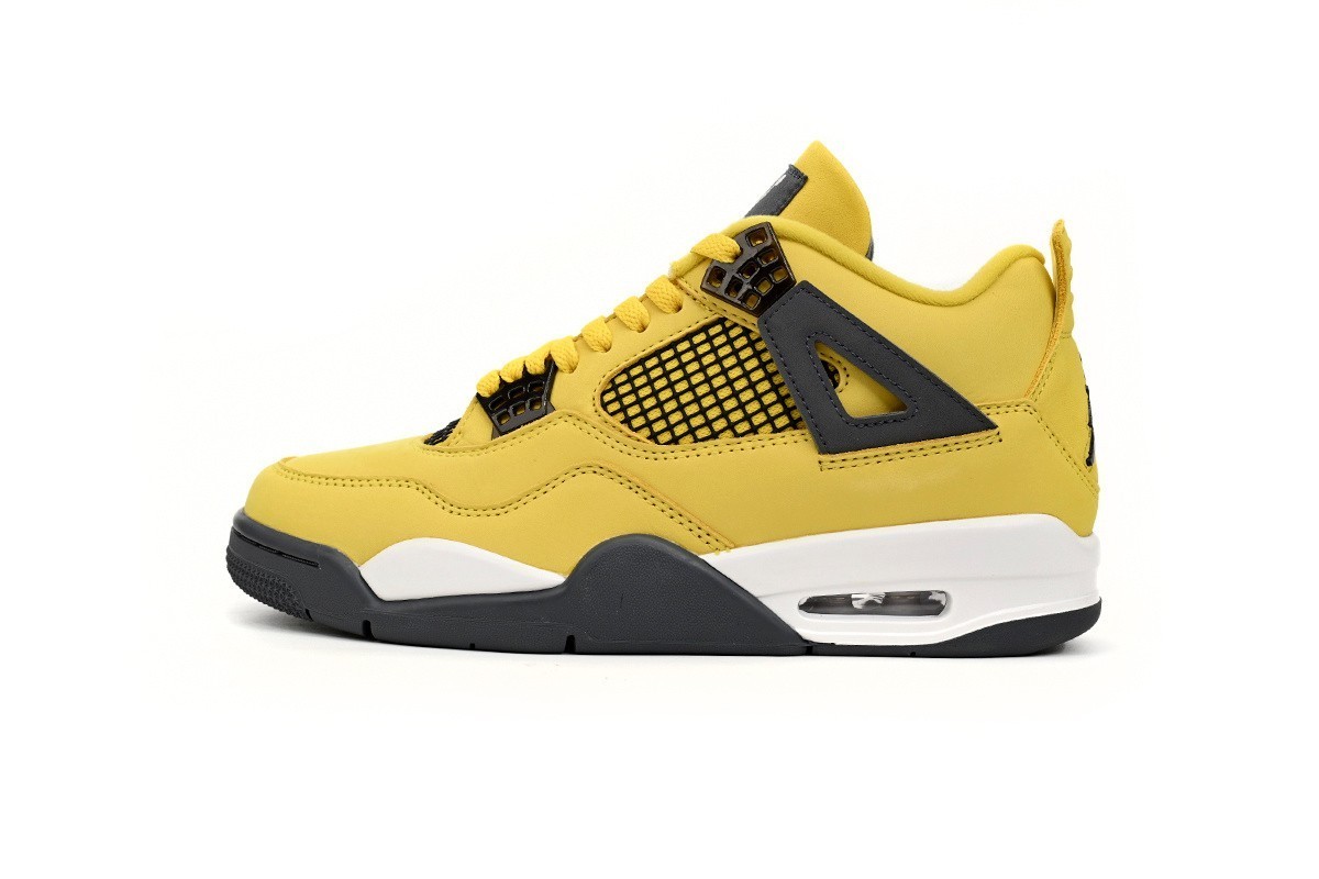 Jordan 4 Retro “Tour Yellow” Men’s Mid Top Basketball Shoes