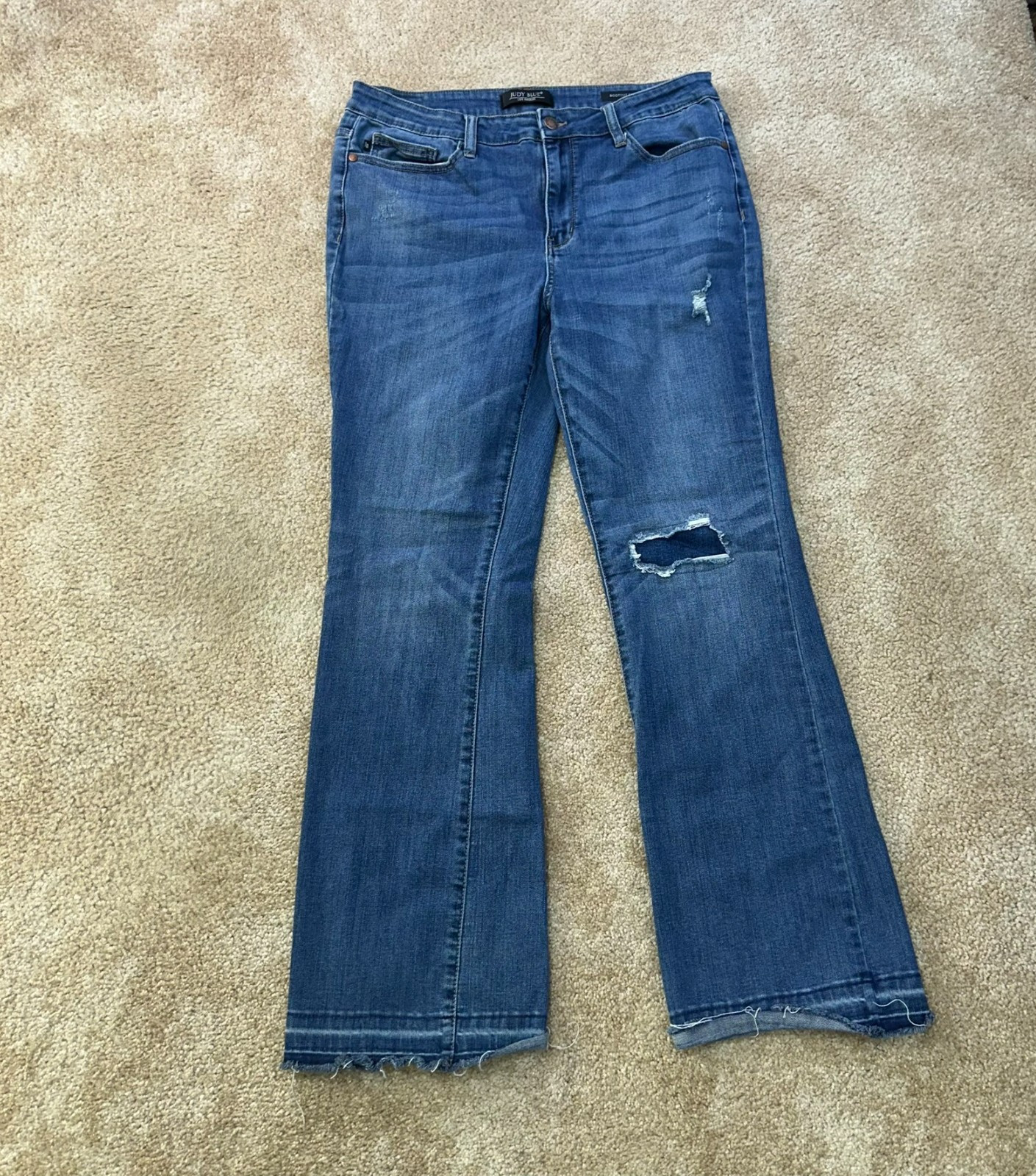 Judy Blue High Rise Bootcut Jeans Women’s 15/32 Blue Stretch Denim