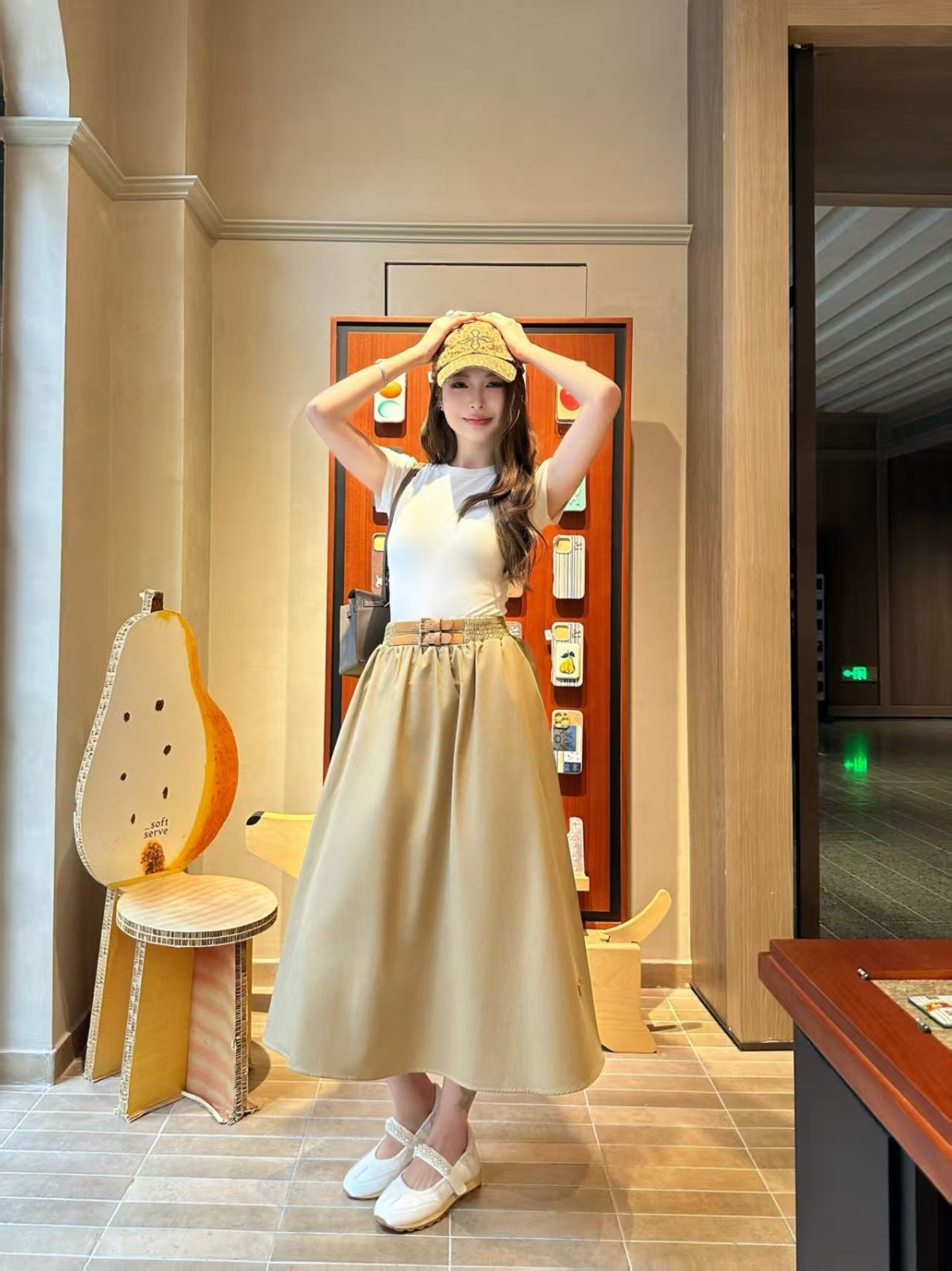 Prada Skirt — High-Waisted Design, Versatile Style (Size S)