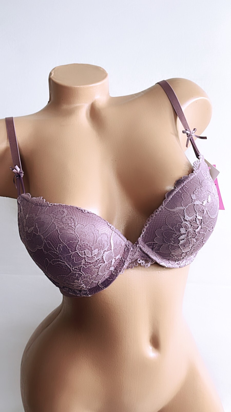 Extreme Ultimate Padding Power Lift Add 2 Cup Sizes Lace U Back Push Up Bra 1724