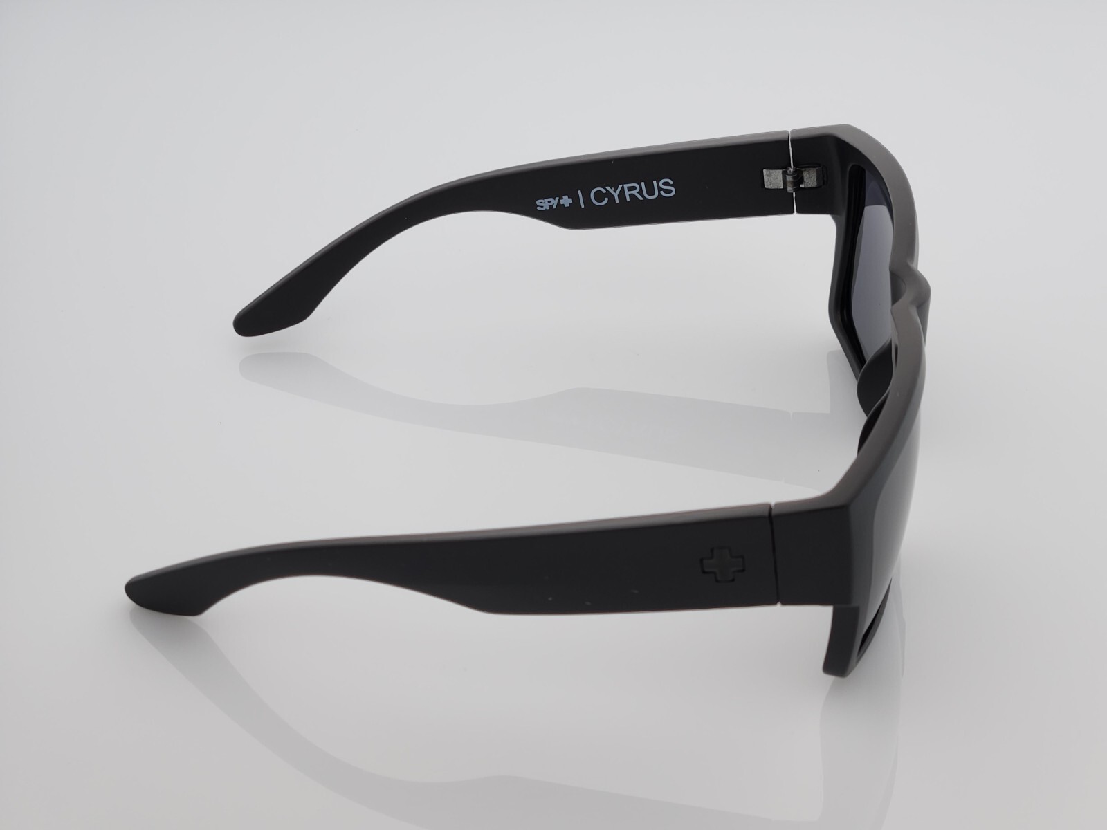 Spy+Optic Cyrus Polarized Sunglasses Matte Black Dark Smoke Lens NEW B-Stock