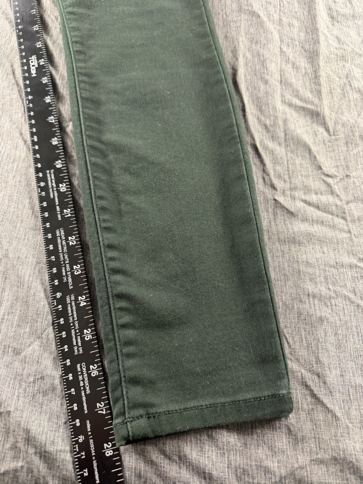 Aeropostale Womens Olive Green Ankle Jegging Skinny Pants Size 8 Reg