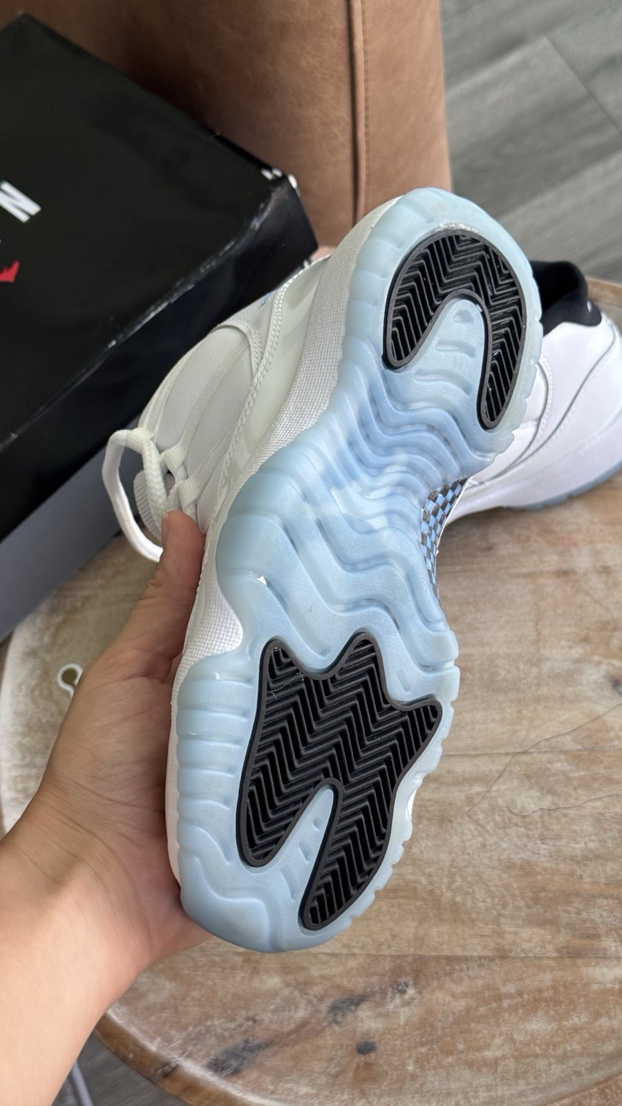 Jordan Air Jordan 11 Retro GS White/Legend Blue/Black 4.5Y 378038-104