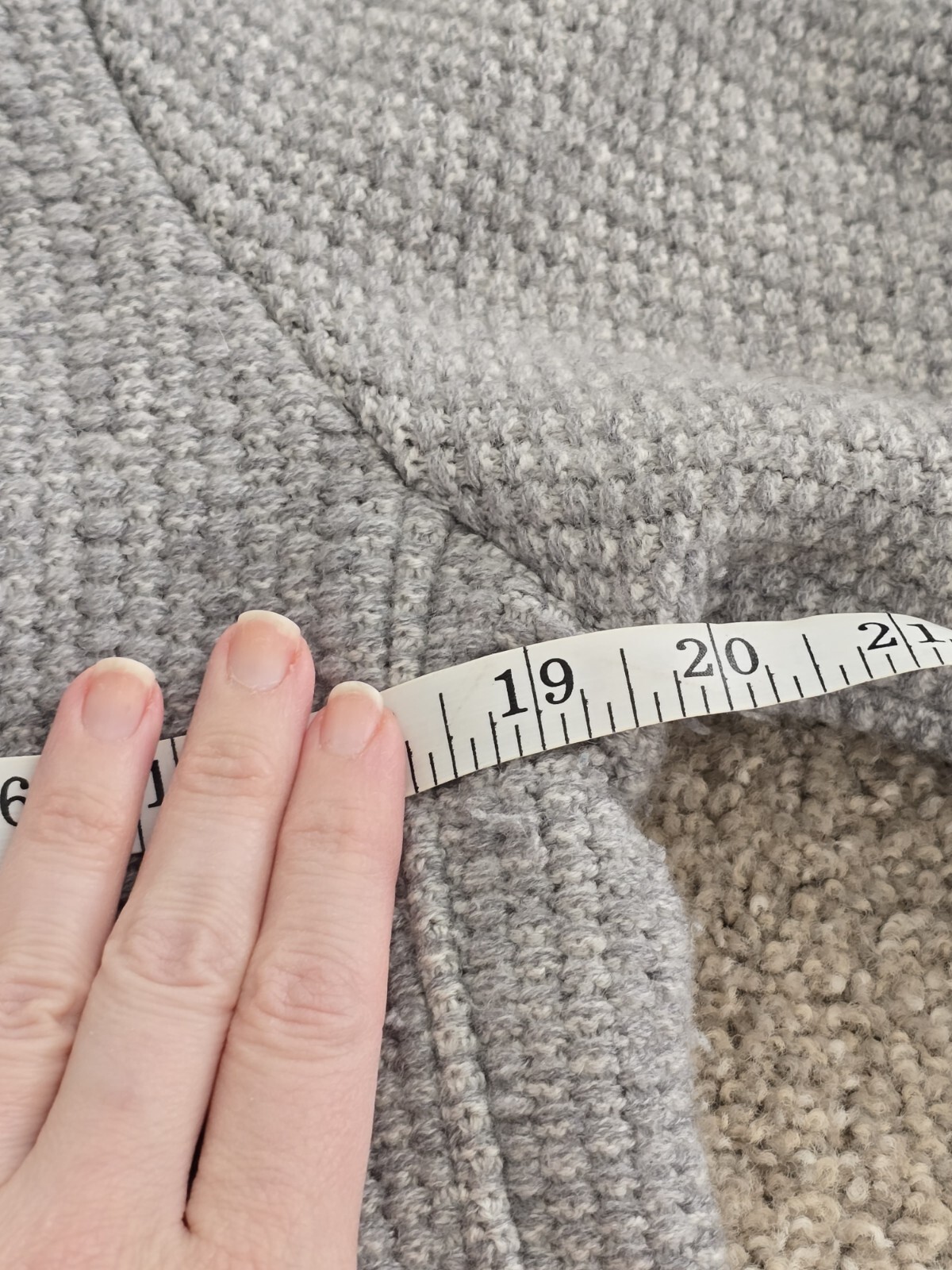 Doriani 100% Cardigan Cashmere 46 Gray Fringe Pockets Women’s Sweater Italy Grey